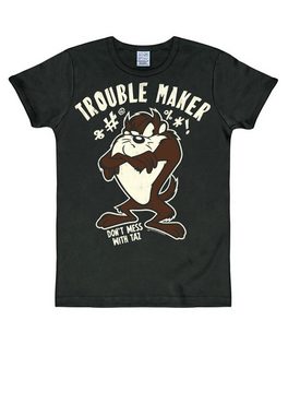 LOGOSHIRT T-Shirt Looney Tunes - Taz - Trouble Maker mit tollem Taz-Print