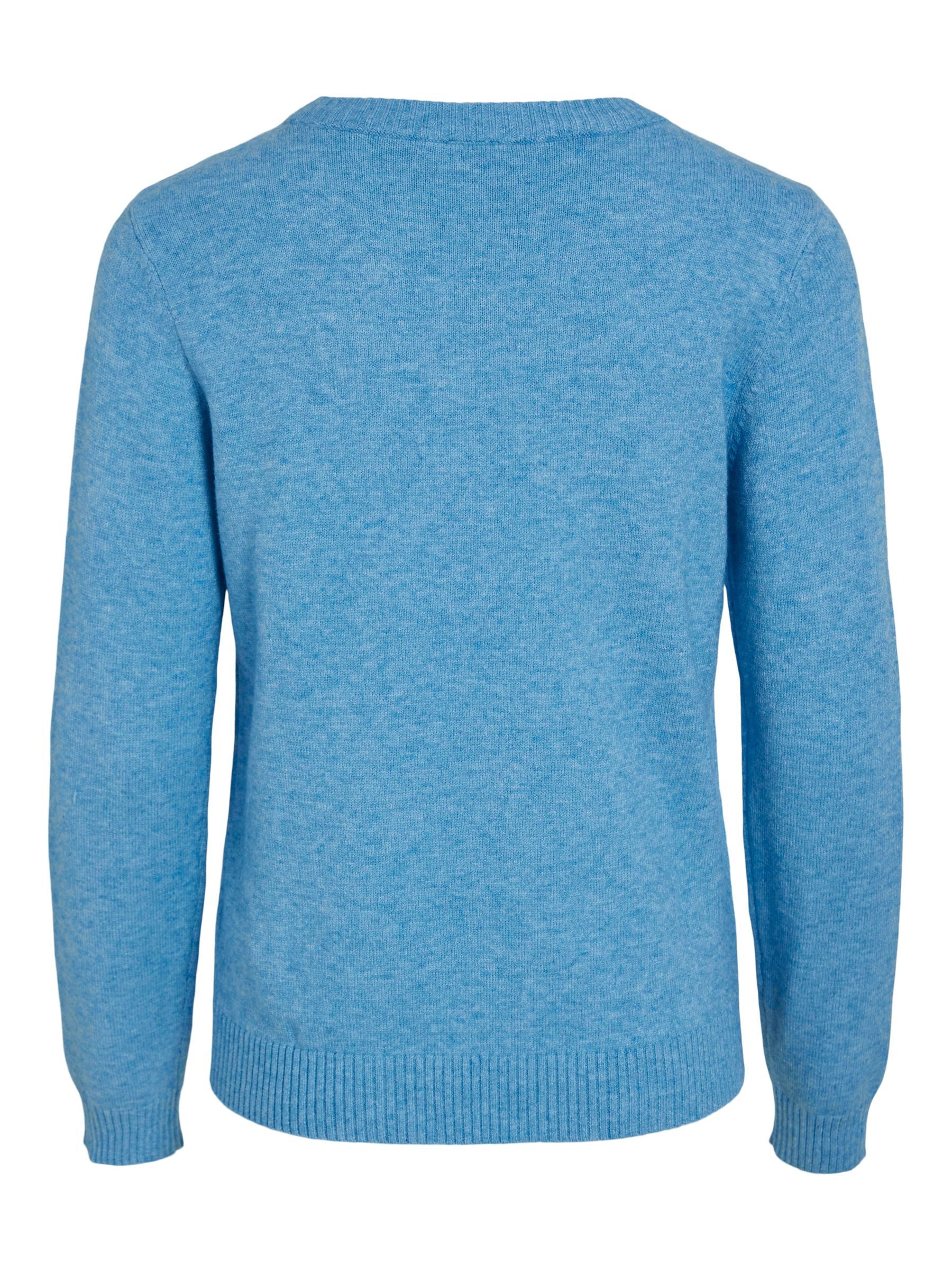 Vila Strickpullover Dünner Rundhals Strickpullover VIRIL günstig online kaufen