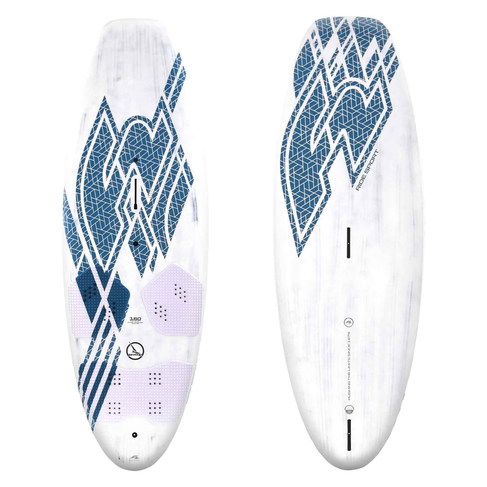 F2 Windsurfboard F2 Windsurfboard Ride Sport 180 l Weiss/Blau 2024/25, Surfbrett