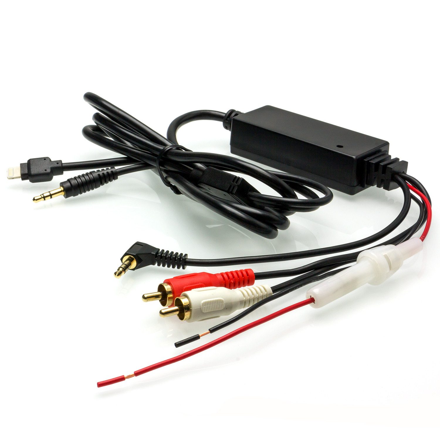 Adapter Universe AUX Adapter Kabel auf Klinke & Cinch Laden Kompatibel Mit Apple KFZ-Adapter