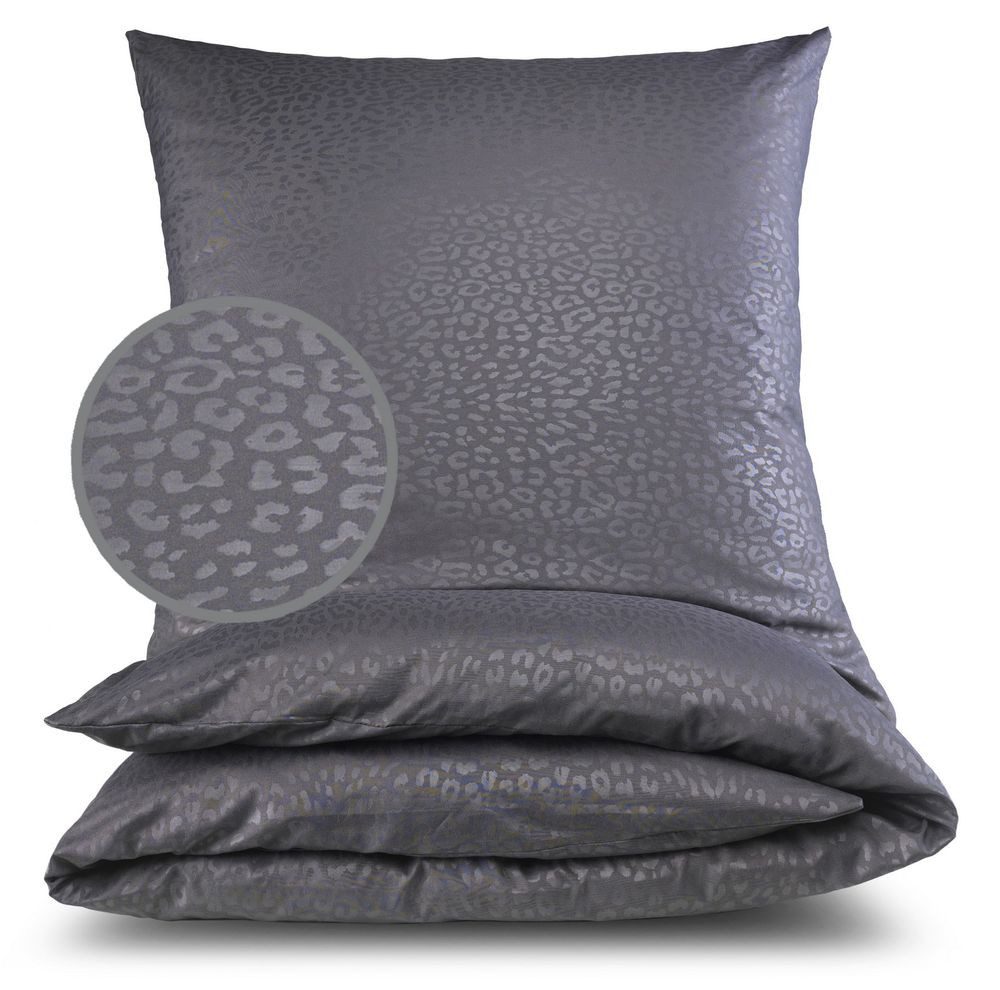 Malika Bettwäsche 2x 135x200 + 2x 80x80 cm atmungsaktiver Bettbezug, Präge günstig online kaufen