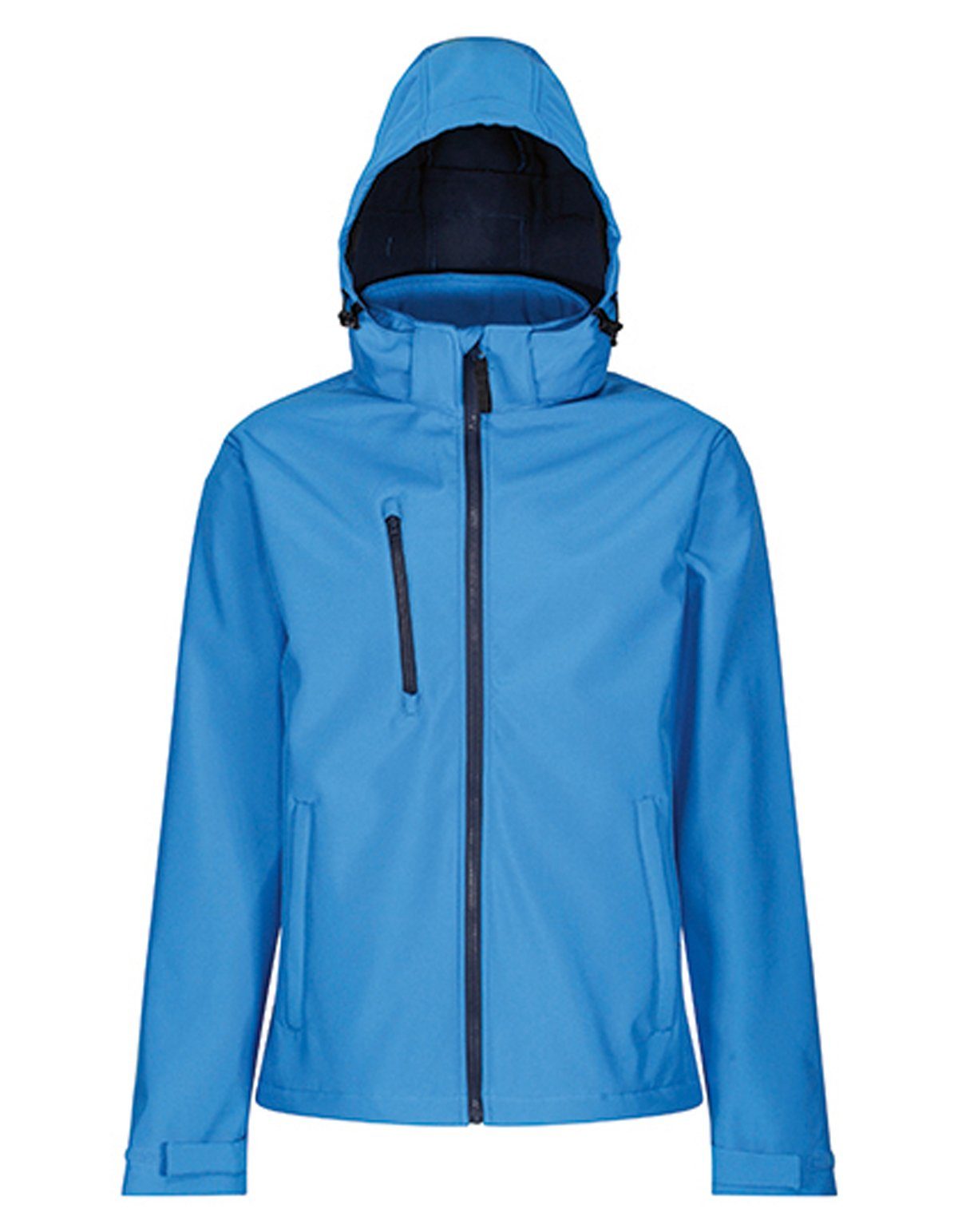 [Serviceverkauf läuft!] Regatta Professional Softshelljacke Venturer RG701 Jacket French Hooded Blue-Navy Softshell 3-layer Printable
