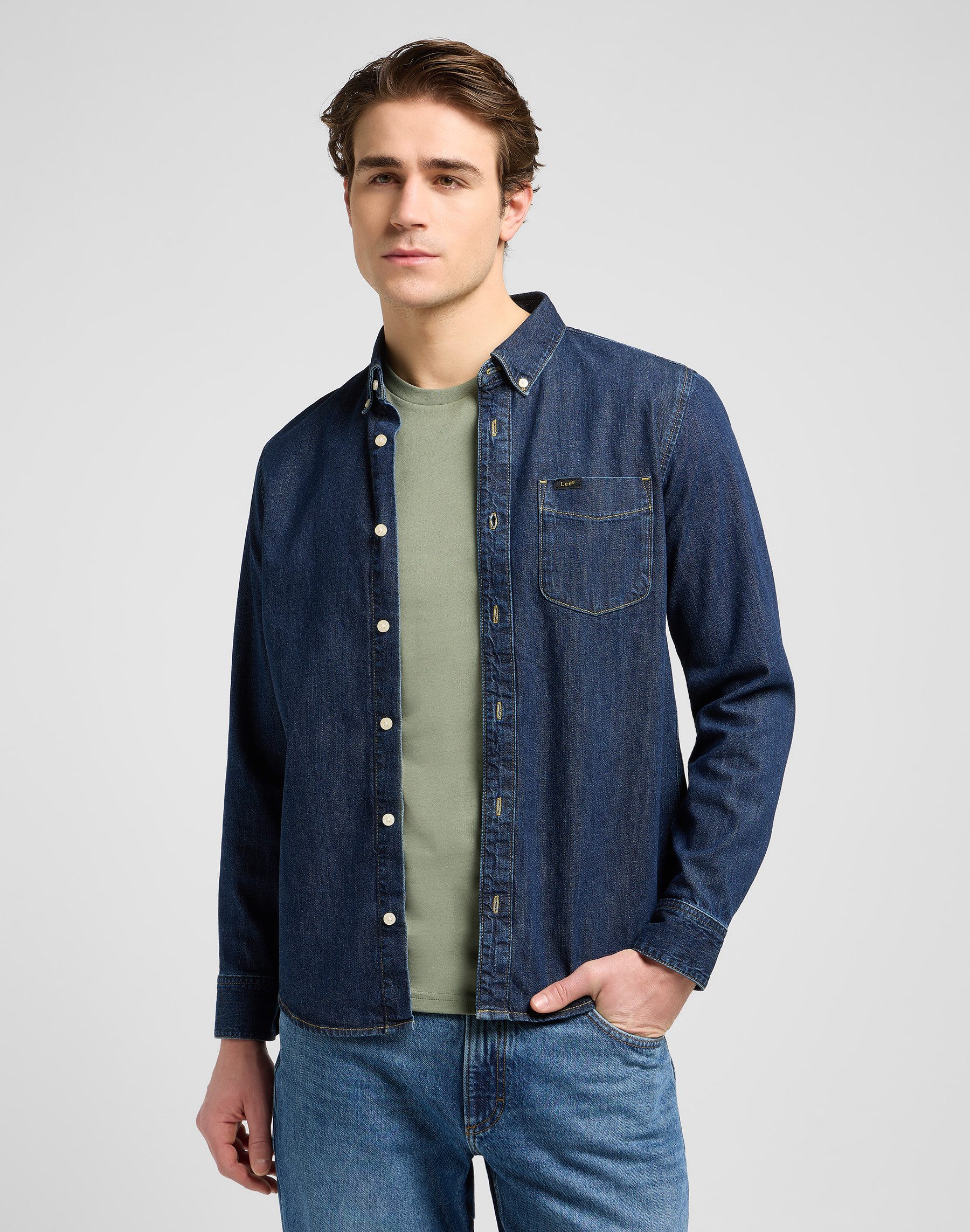 Lee® Jeanshemd LEE BUTTON DOWN günstig online kaufen