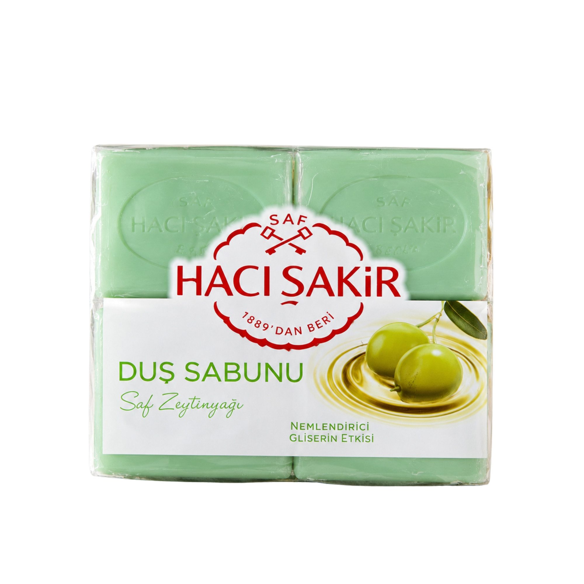 Haci Sakir Seifen-Set Pflegeseife »Haci Sakir« mit Olivenöl und Glycerin 4x125 g, 4-tlg., gut schäumend u. pflegend