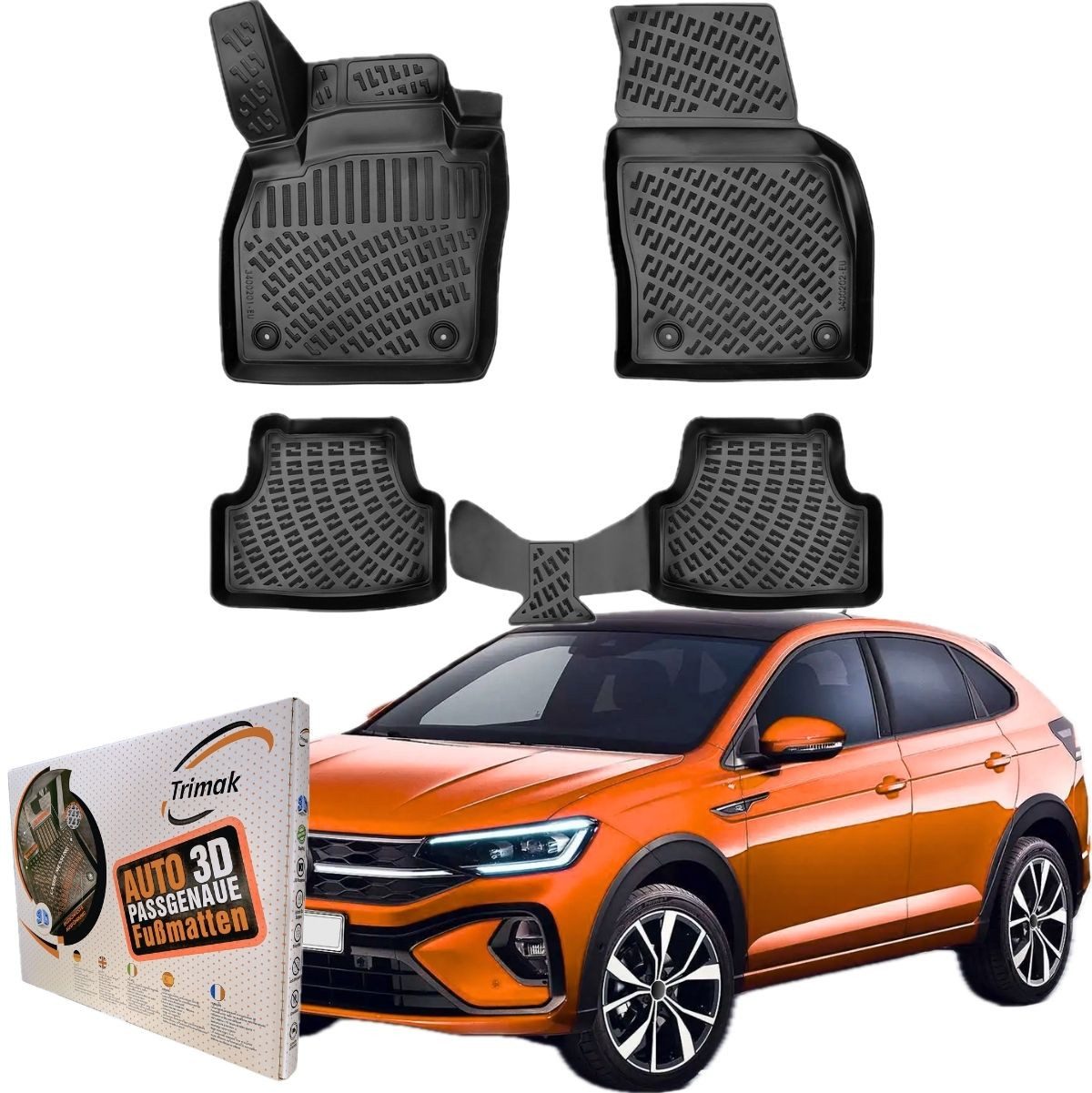 Passform-Fußmatten Oder Kofferraumwanne Oder Set Für VW Taigo