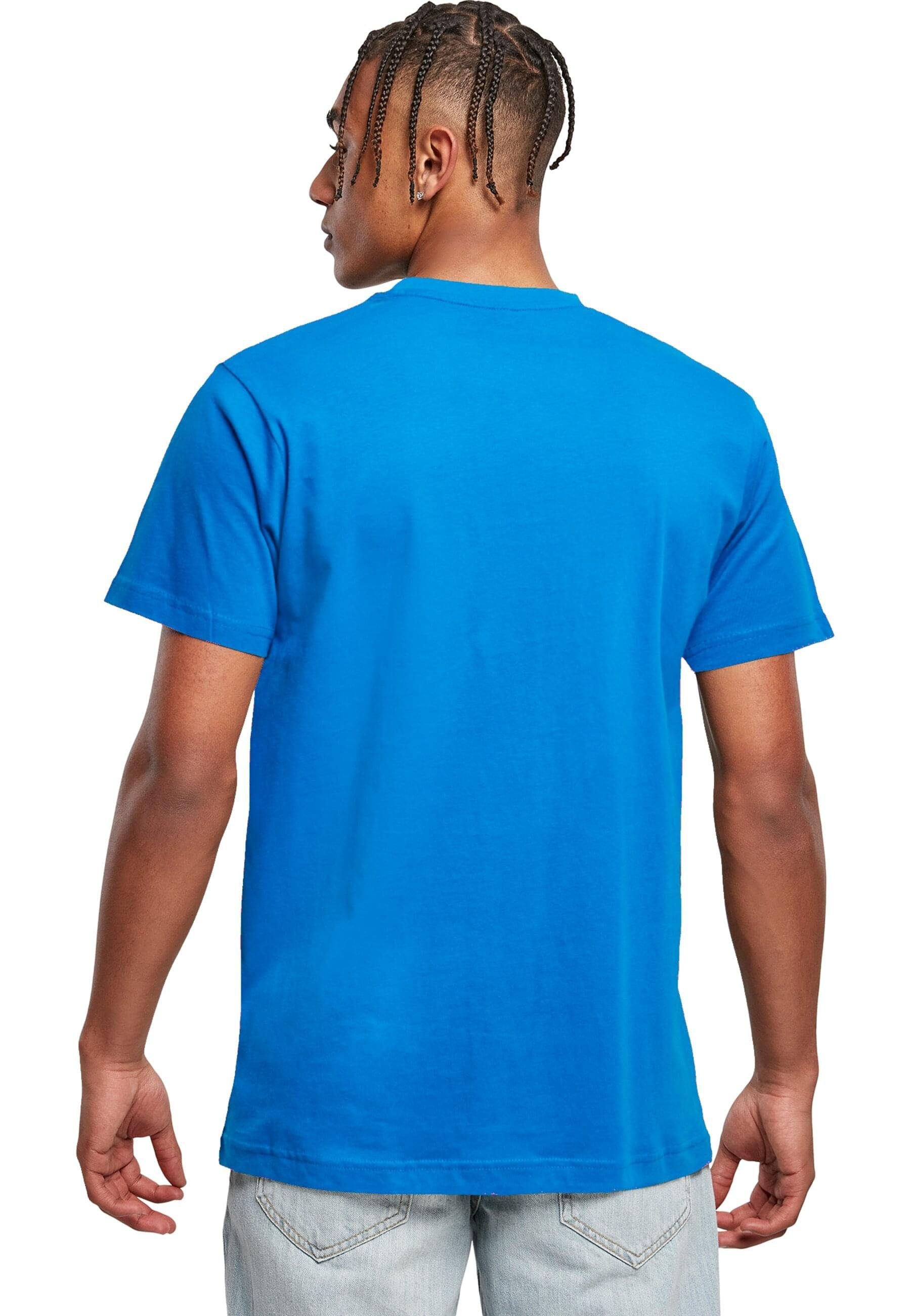cobaltblue Herren Merchcode with T-Shirt T-Shirt Round Rebel (1-tlg) Neck - Peanuts paws