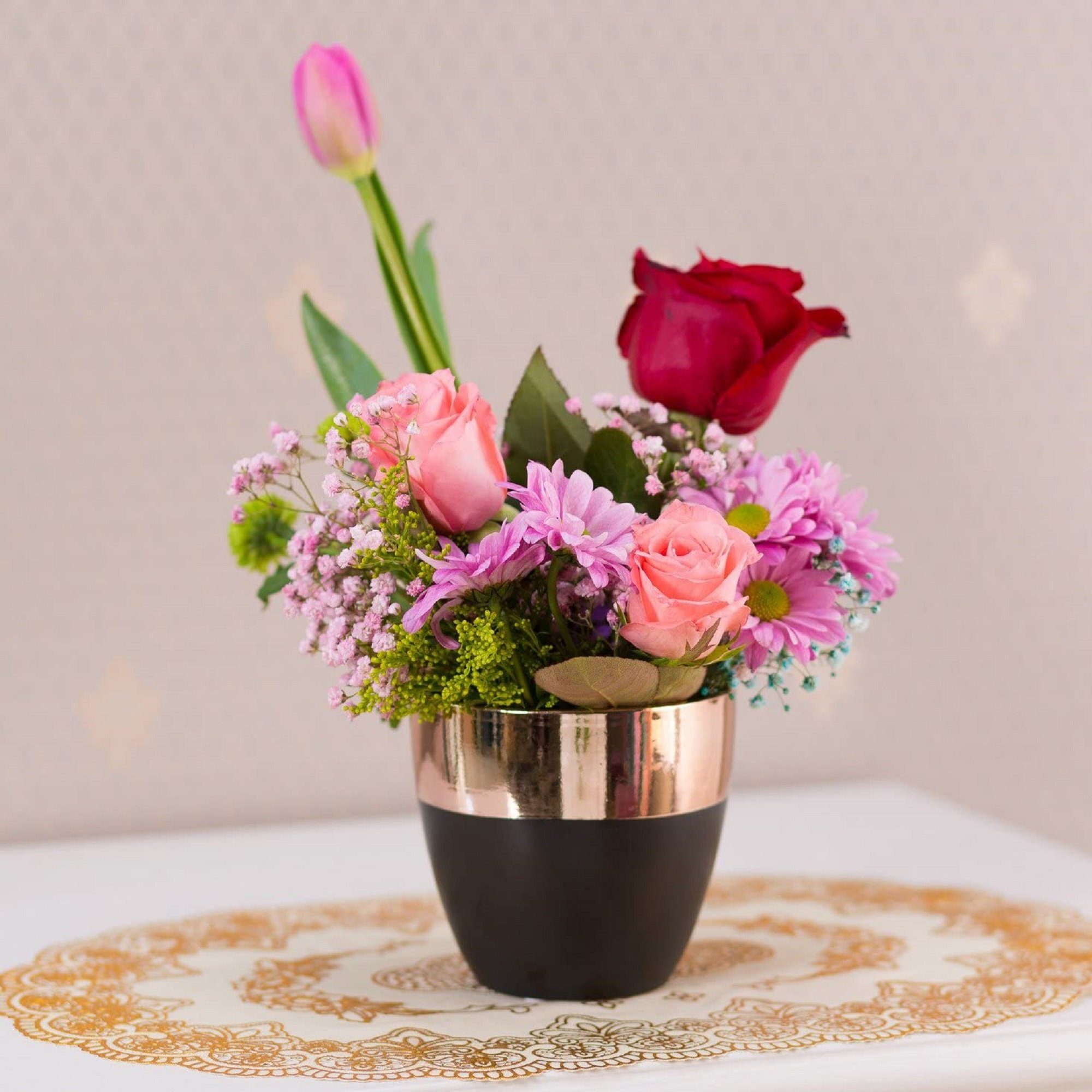 Blumentöpfe Jinfa Übertopf Dekovase Innenbereich Keramik Jinfa Übertöpfe für 6 Vase Ton den