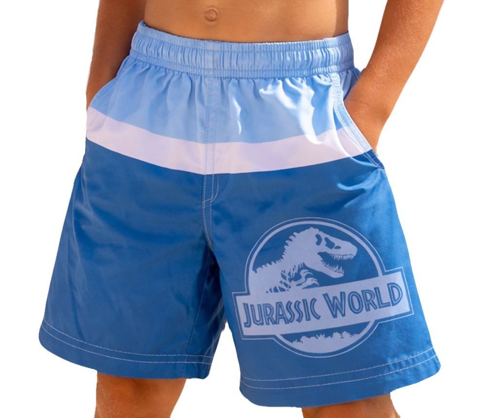 Jurassic World Badeshorts Jungen Badehose Badeshorts Kinder Badekleidung 4-14 Jahre Jungen Badehose schnell trocknend
