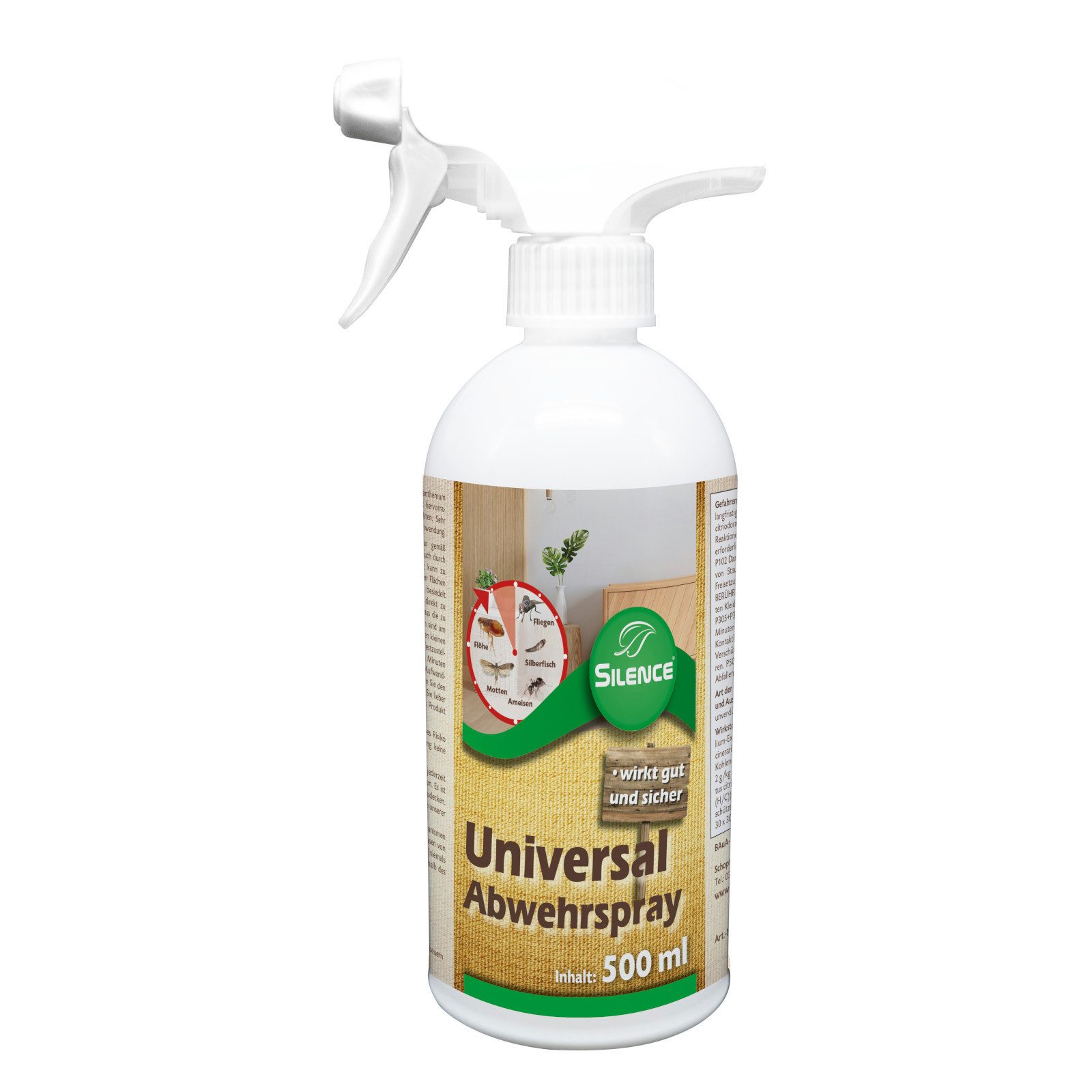 Silence Insektenspray Universal Abwehrspray, 500 ml