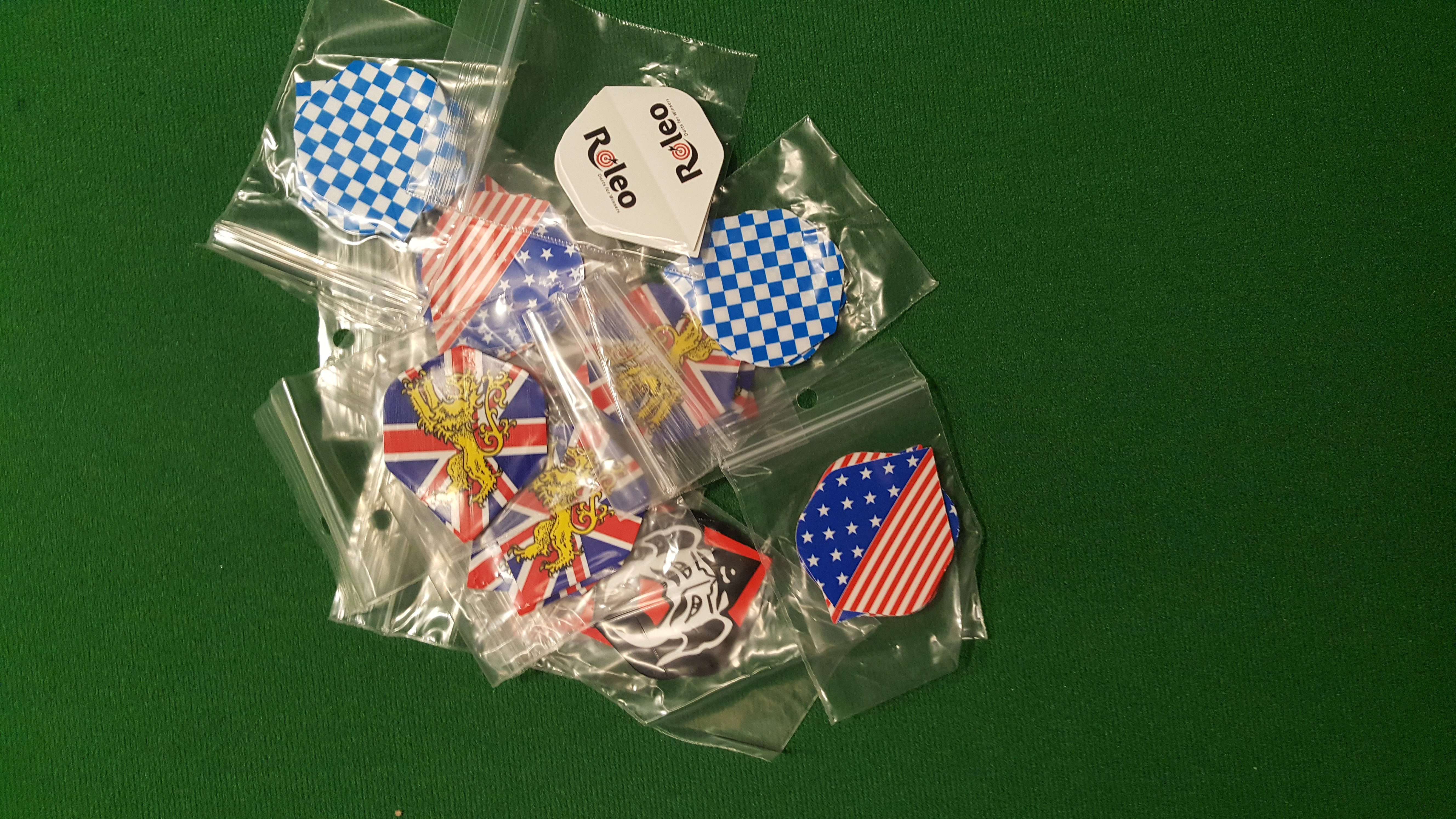 Dartpfeil 11 Roleo Dartflys Ersatzflys im Vorteilspak - 3er Sets