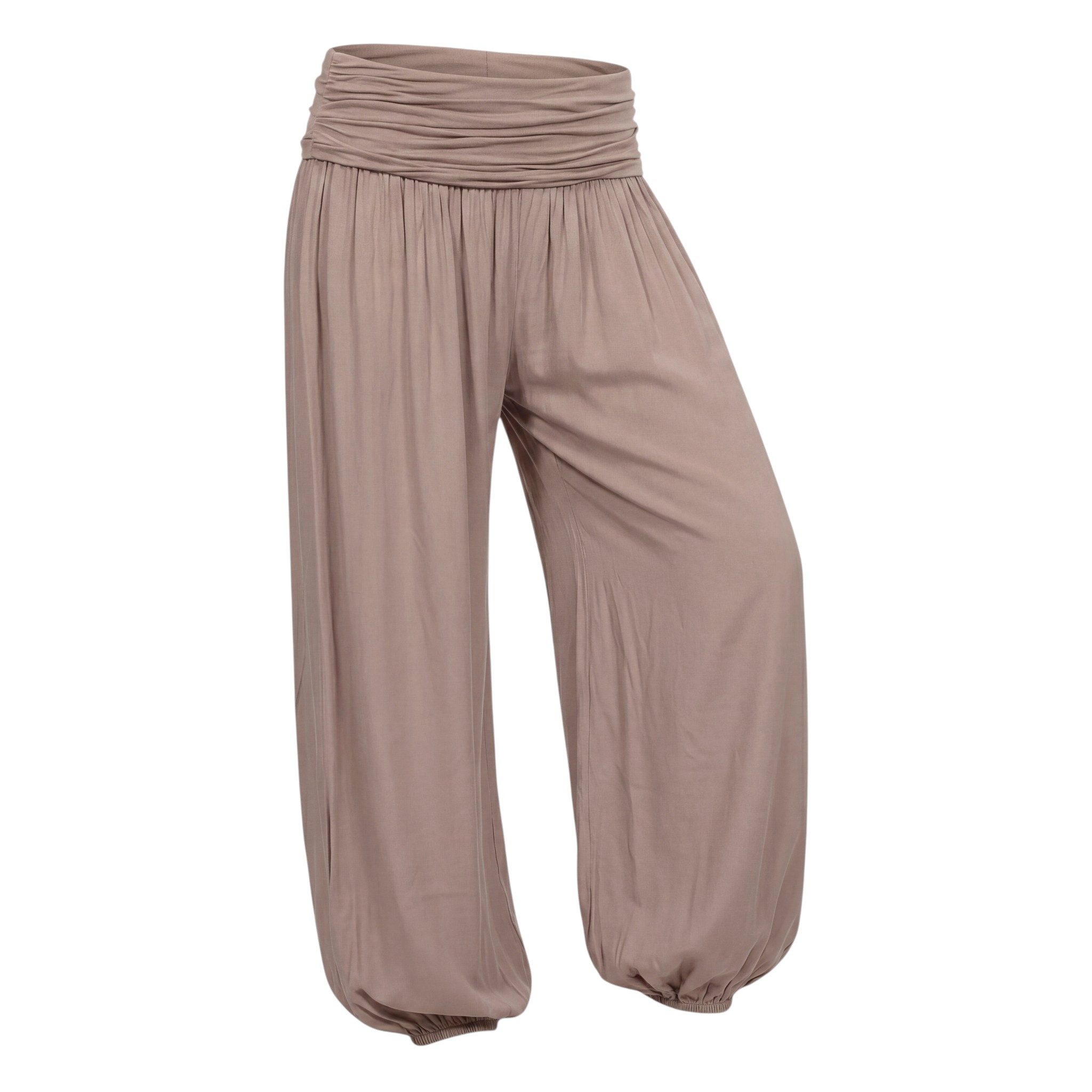 OriginalYou Haremshose Pluderhose sommerlich leichte Yogahose luftige Sommerhose luftig & leicht, viele unifarben, hautfreundlicher Tuchstoff