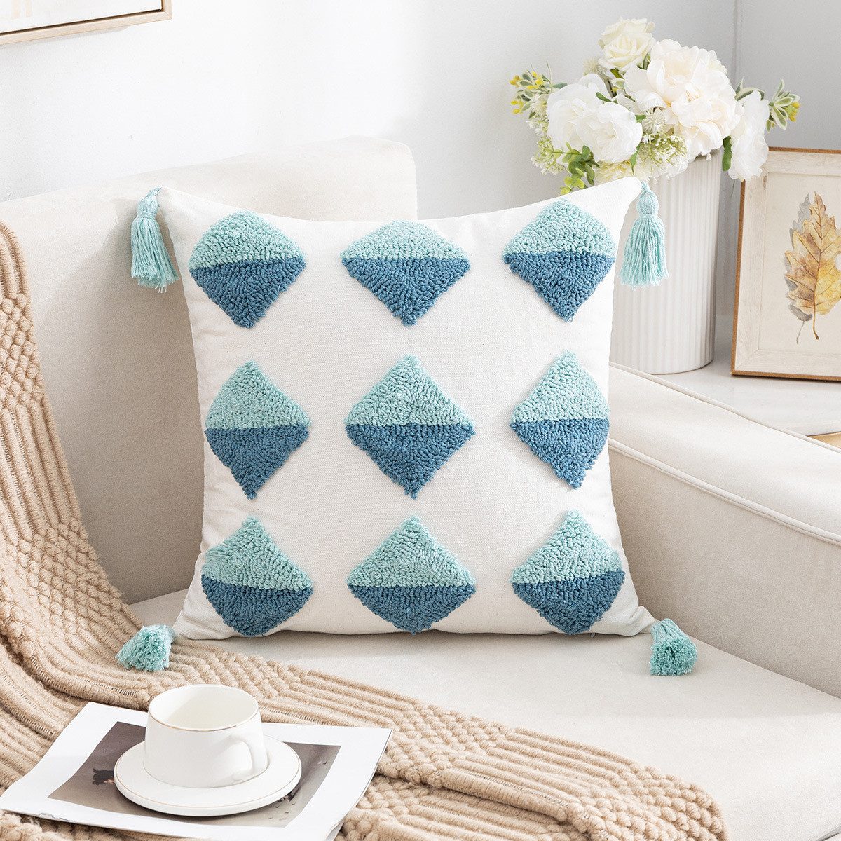 BYSURE Kissenbezug F13WH00115, (1 Stück), Boho günstig online kaufen