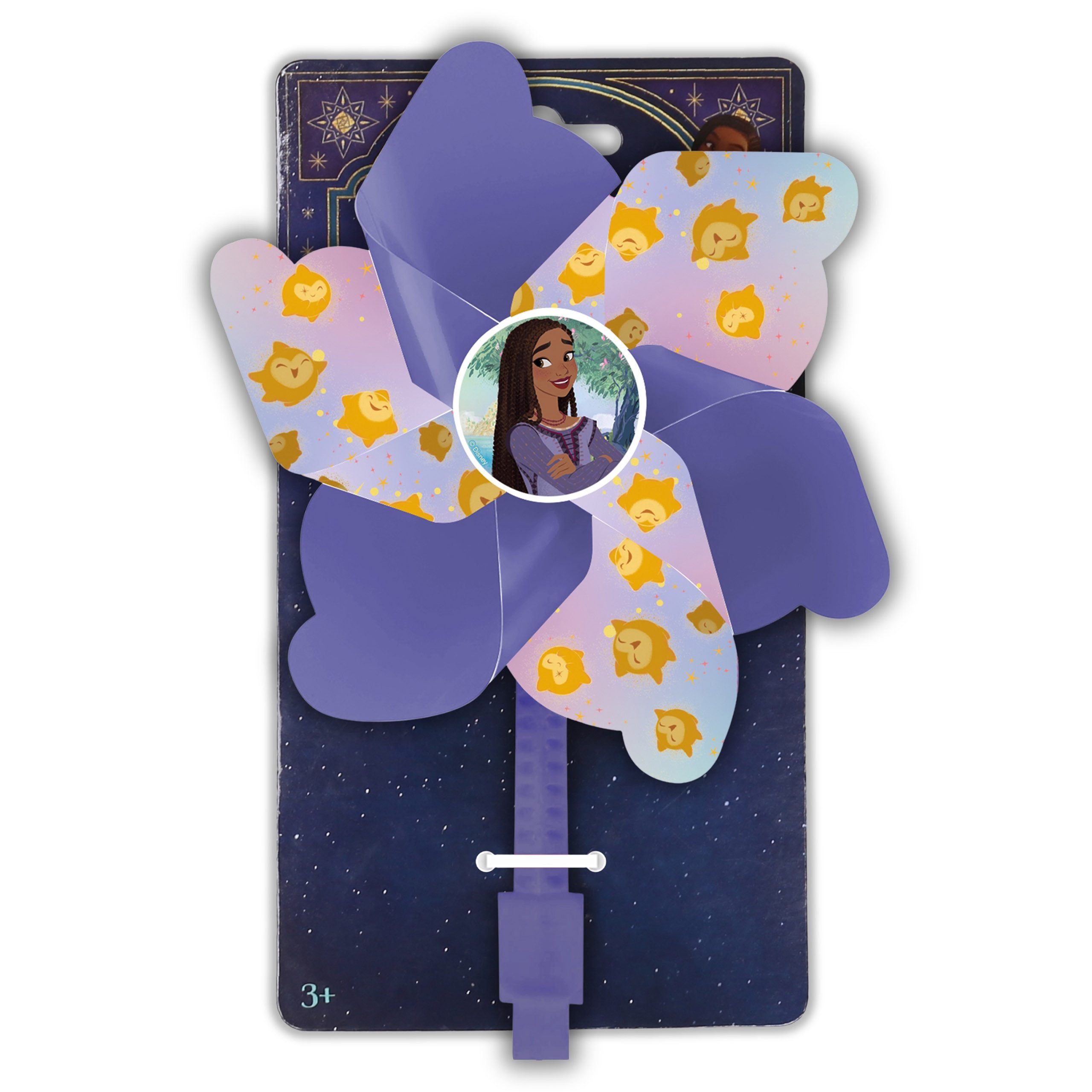 Disney Deko-Windrad DISNEY WISH Asha Fahrrad-Windrad mit Halterung für Lenker