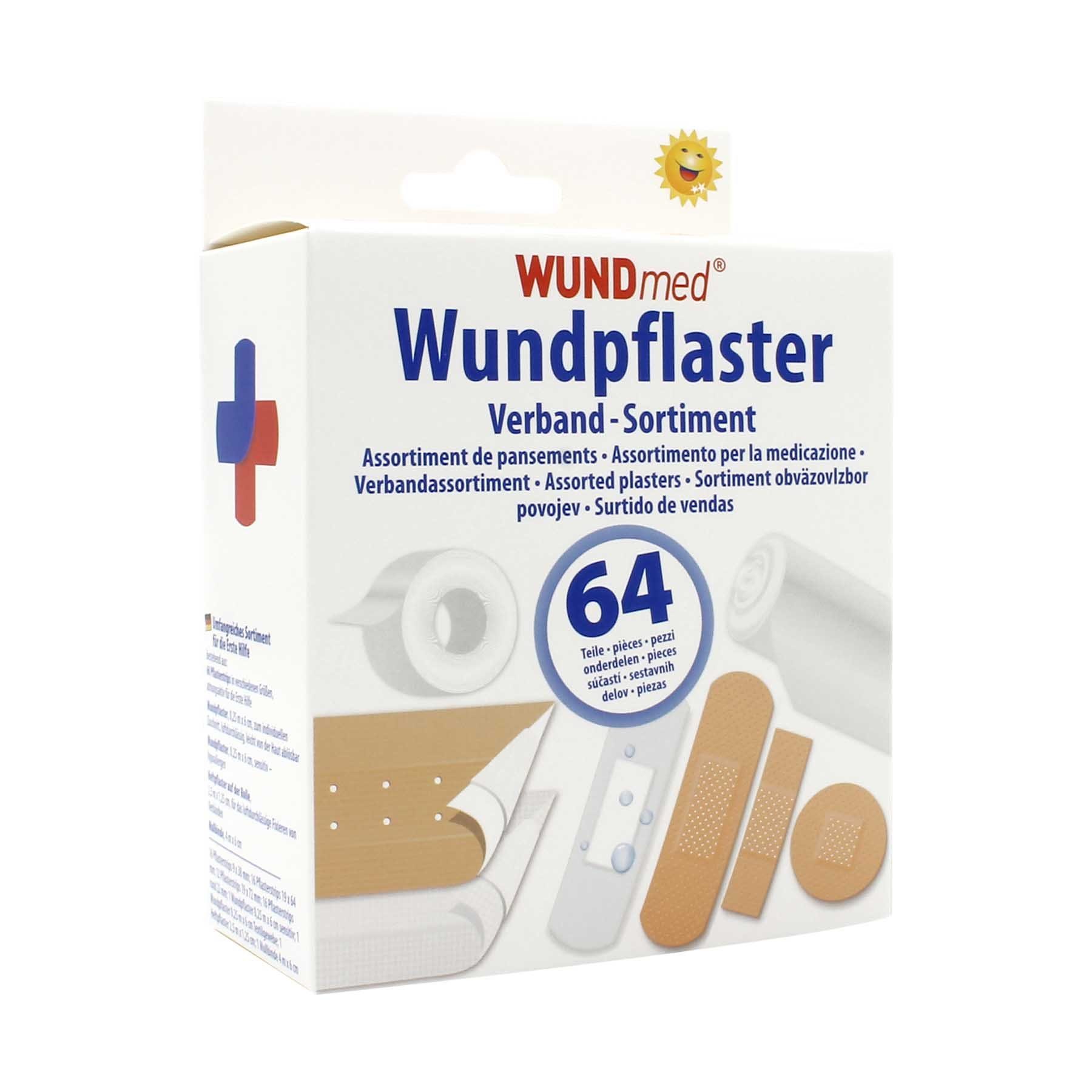 Wundmed Wundpflaster WUNDmed® Wundpflaster-Set 64-teilig