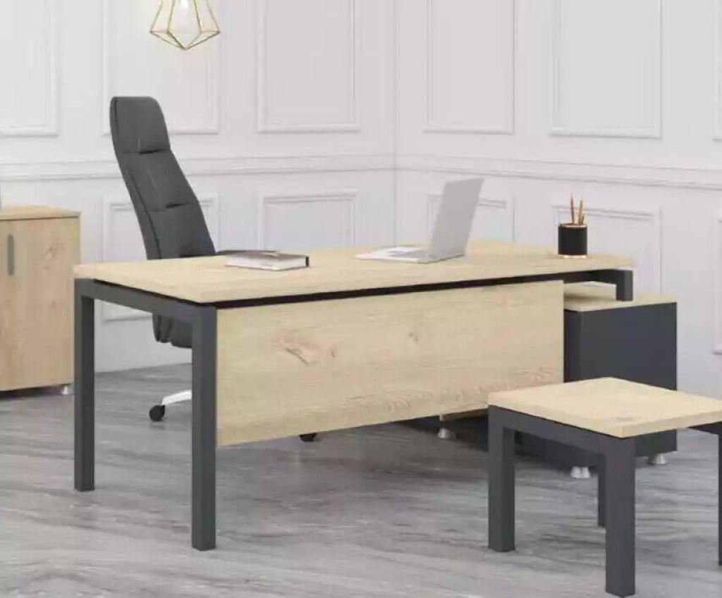 JVmoebel Eckschreibtisch Eckschreibtisch Tisch Büro Tische Schreibtische Möbel Chefschreibtisch (1-St), Made in Europa