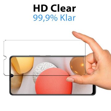 CoolGadget Schutzfolie Panzerfolie für Samsung Galaxy A32 5G, (9H Härtegrad, 2x Schutzglas, 1xReinigungset), Displayfolie Panzer Schutzfolie 2 Stück für Samsung A32 5G Glas Folie