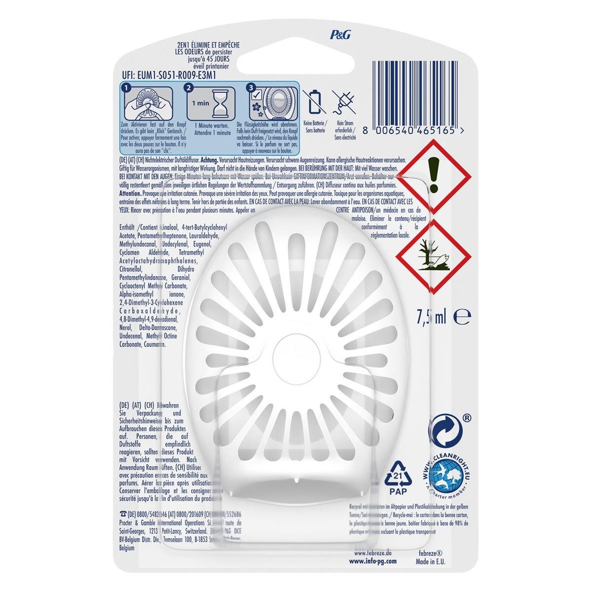 Febreze Raumduft Febreze Bad Lufterfrischer Aprilfrisch - Raumduft (1er Pack)