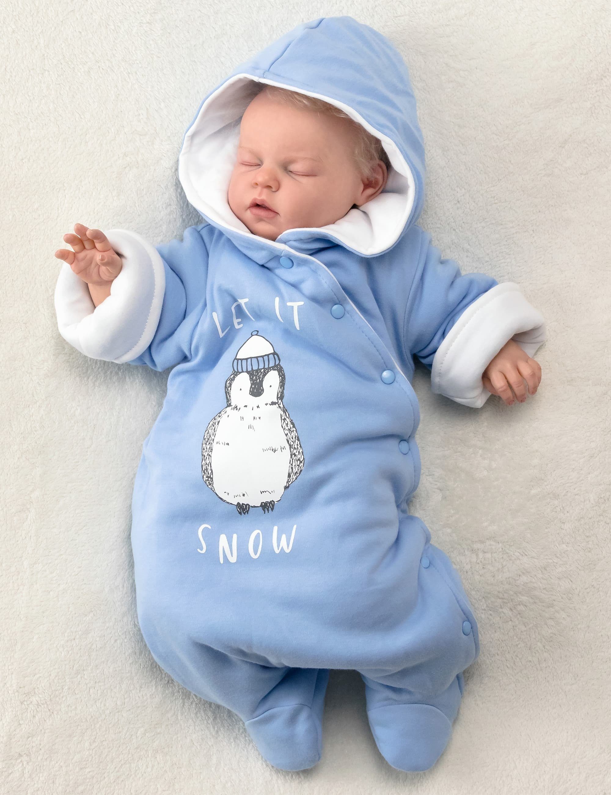 Winteroverall mit Kapuze für Neugeborene & Kleinkinder Baby Sweets Baby-Schneeanzug Baby-Overall für den Winter für Mädchen und Jungen 