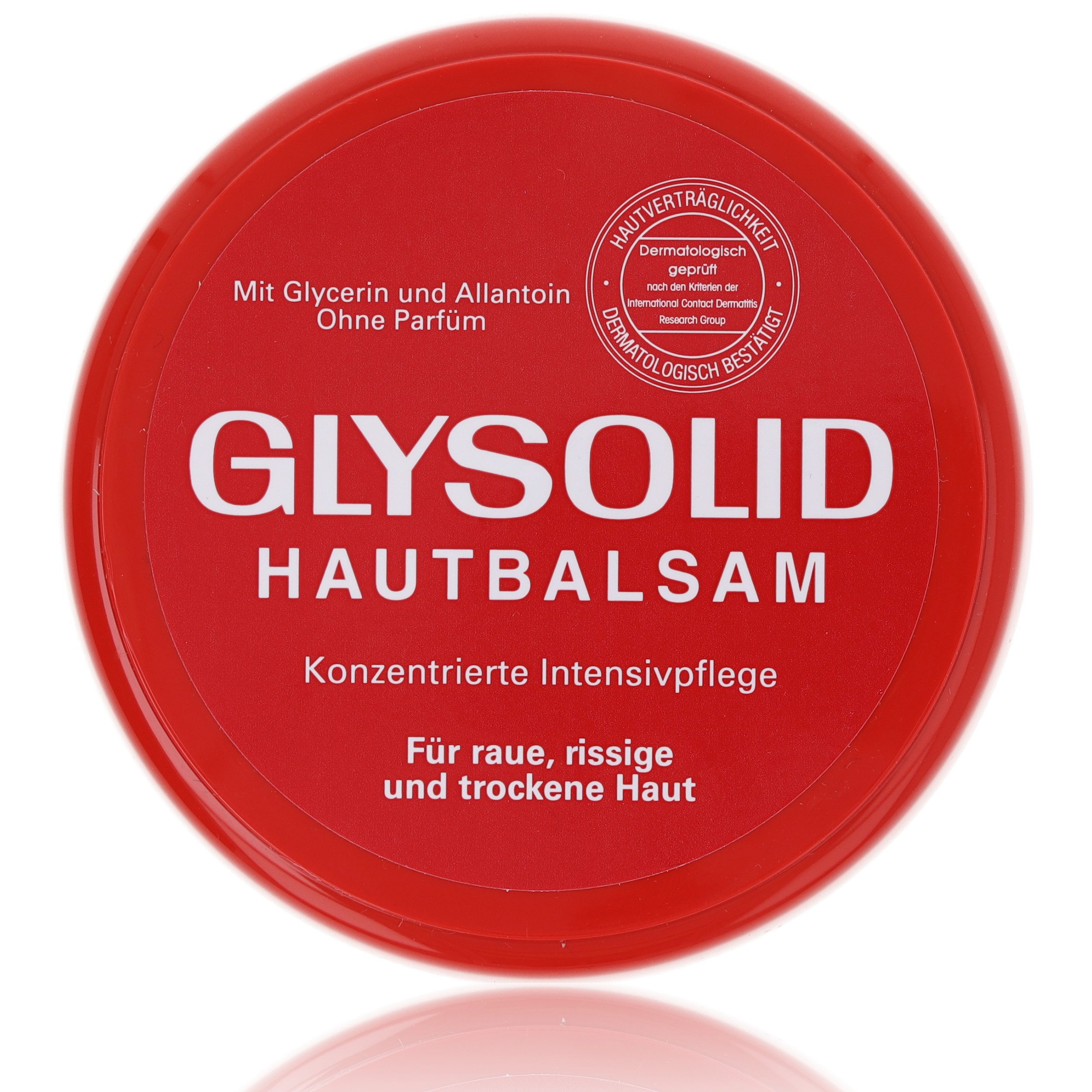 Glysolid Hautcreme Glysolid Hautbalsam 100ml mit Glycerin & Allantoin, 1-tlg., Konzentrierte Intensivpflege für raue, rissige, trockene Haut