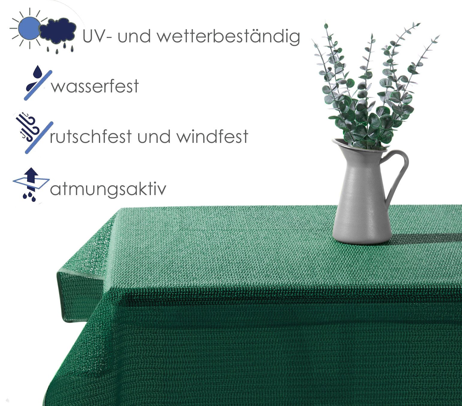 heimtexland Gartentischdecke Outdoor Tischdecke Garten Balkon Camping Tisch günstig online kaufen