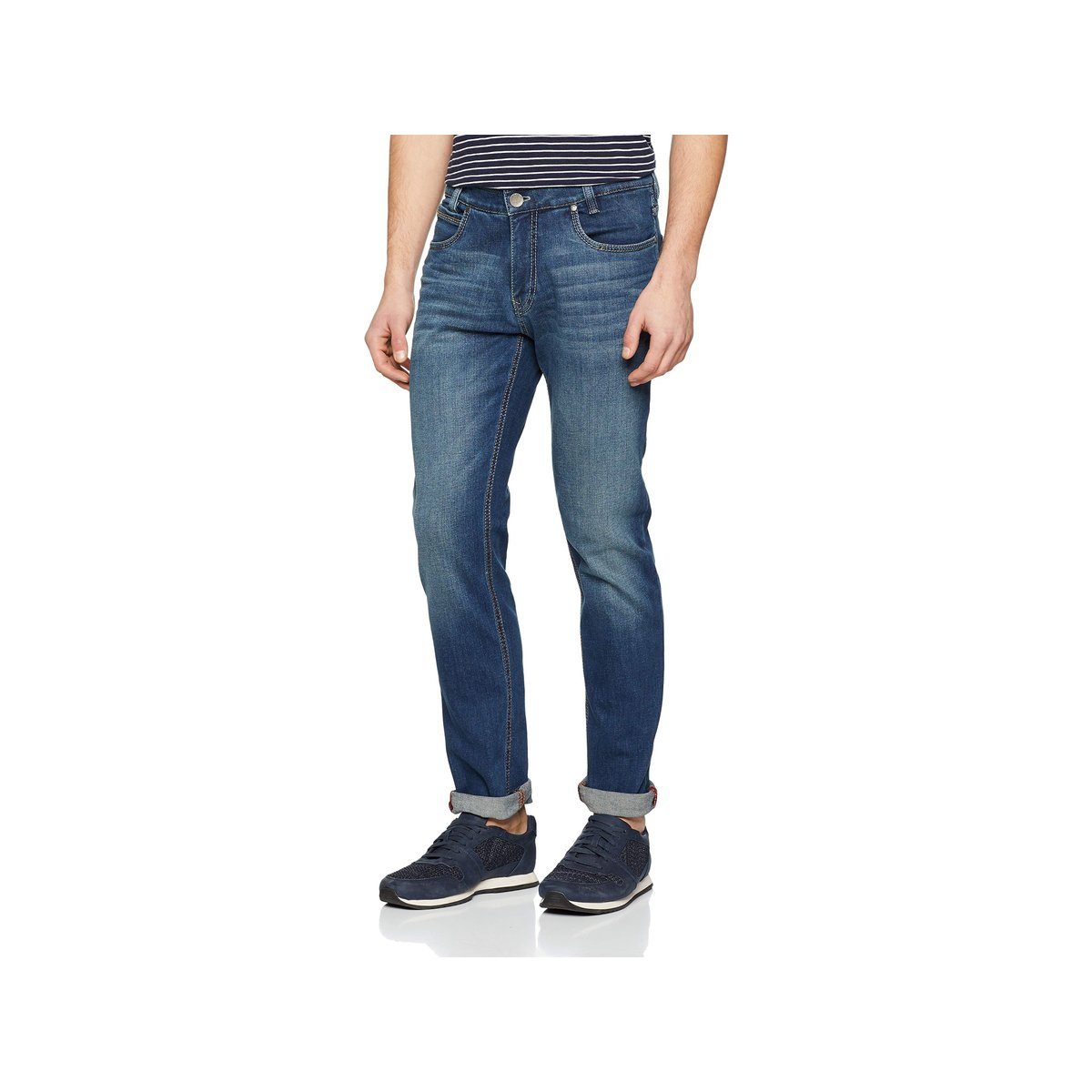 regular GARDEUR Straight-Jeans blau Atelier (1-tlg)