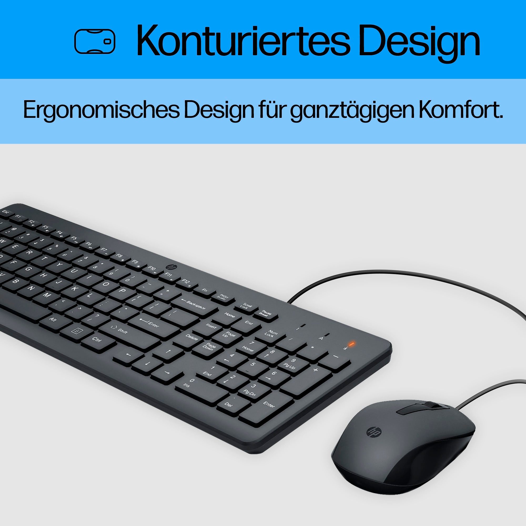 HP 150 Tastatur- und Maus-Set