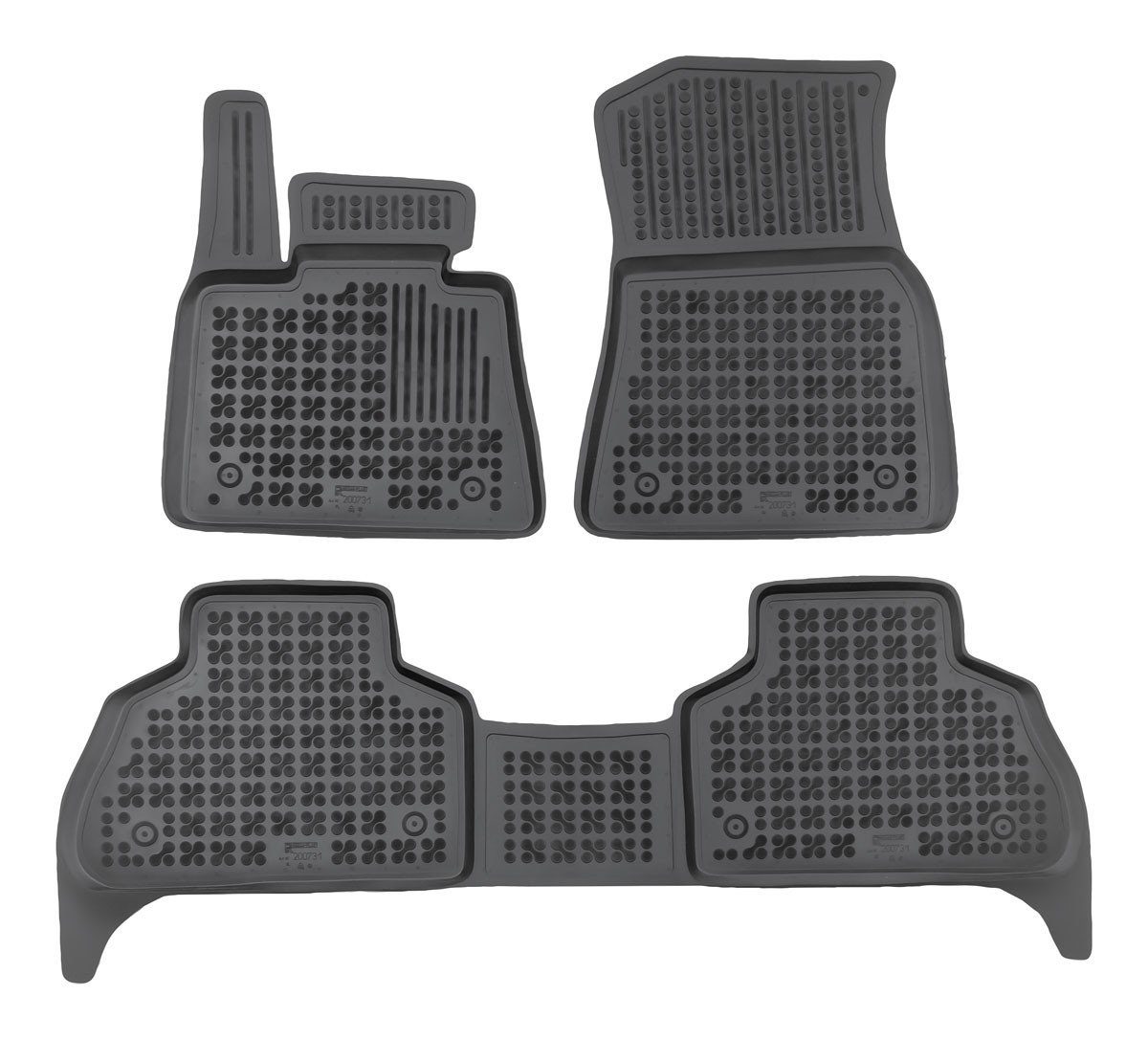 AZUGA Auto-Fußmatten Hohe Gummi-Fußmatten passend für (G05) für BMW ab SUV 11/2018, BMW X5 X5