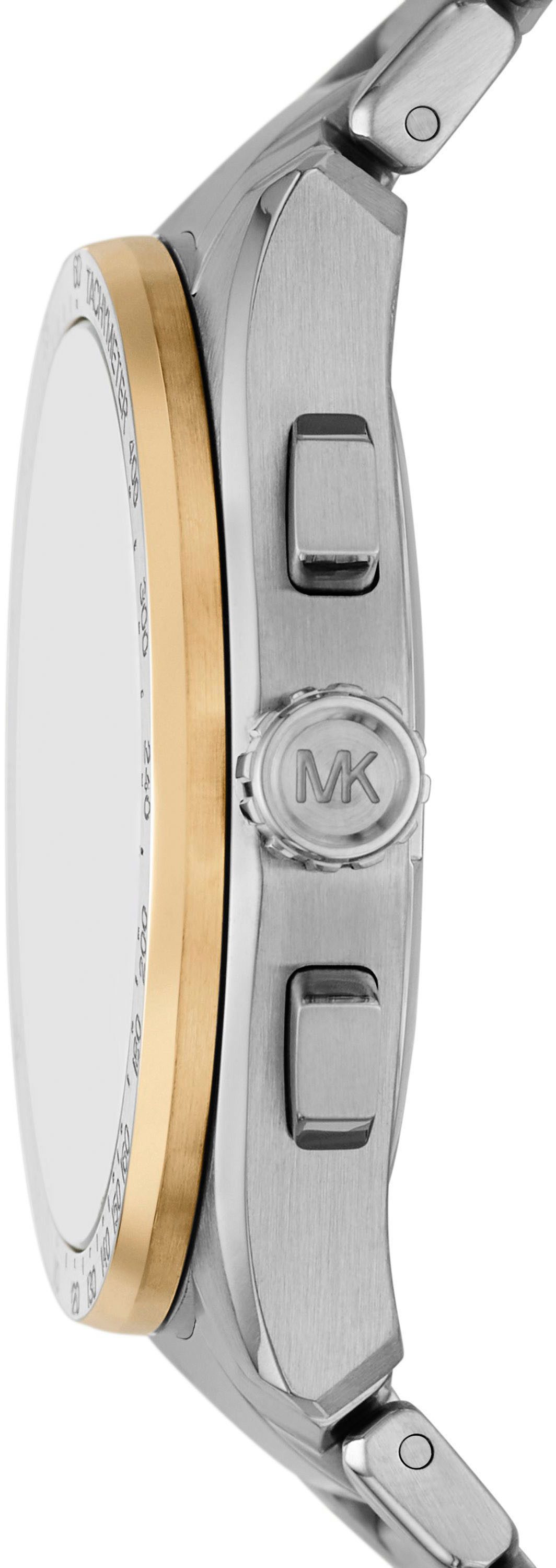 MICHAEL KORS Chronograph ACCELERATOR 2.0 MK9188, Armbanduhr, Herrenuhr, Edelstahlarmband, analog, Tag, Stoppfunktion