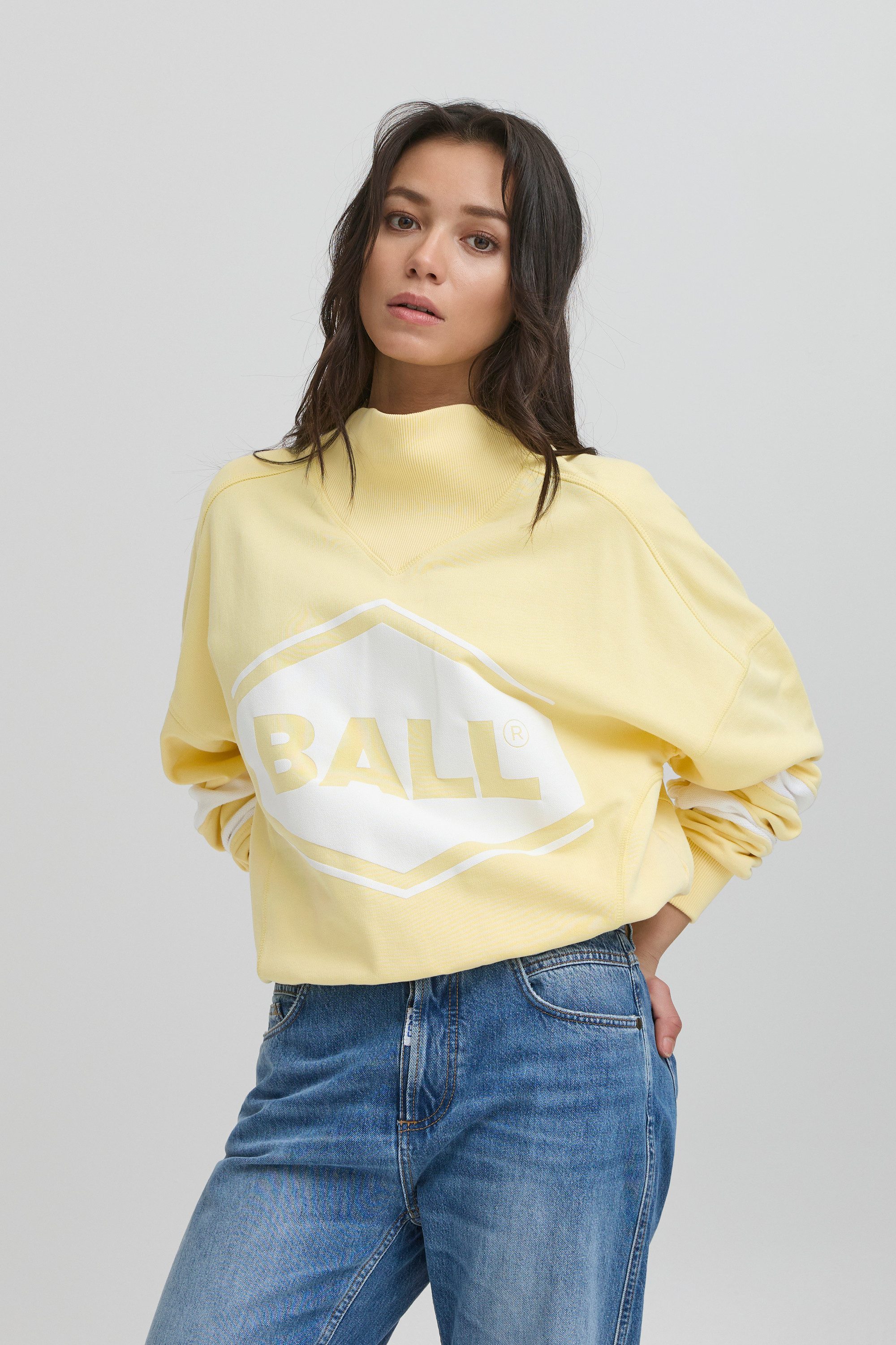Ball Rundhalspullover Sweater