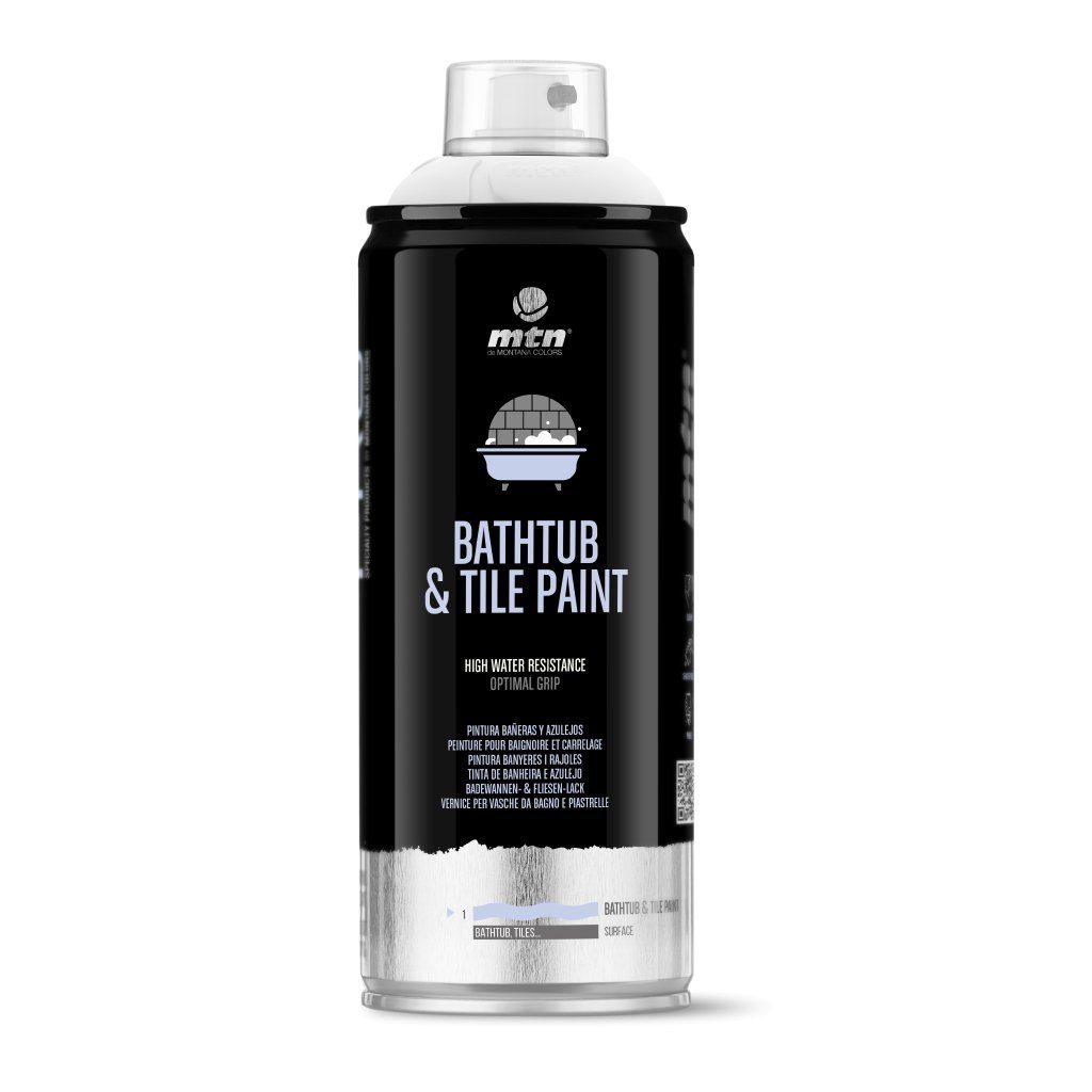 MTN Sprühlack Sprühlack, MTN PRO, Badewannen & Fliesenlack, Weiß, 400ml