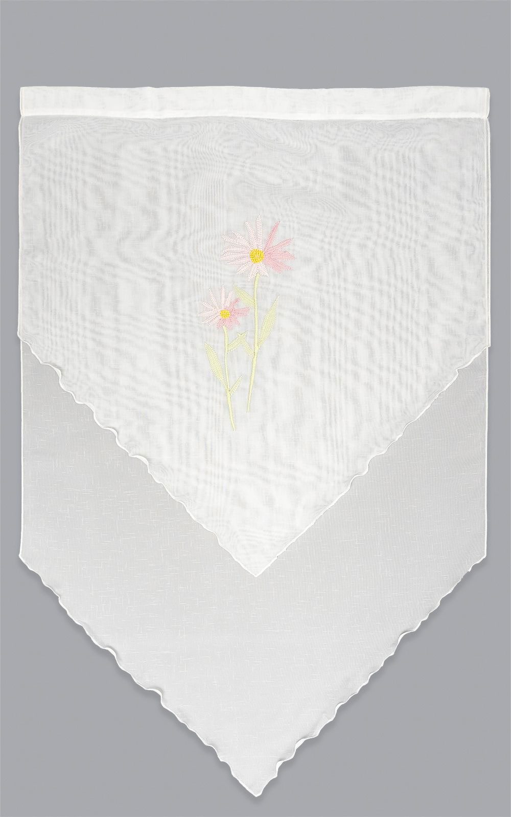 LYSEL® Scheibengardine Scheibenhänger Mancha (1 St), transparent, HxB 90x60cm