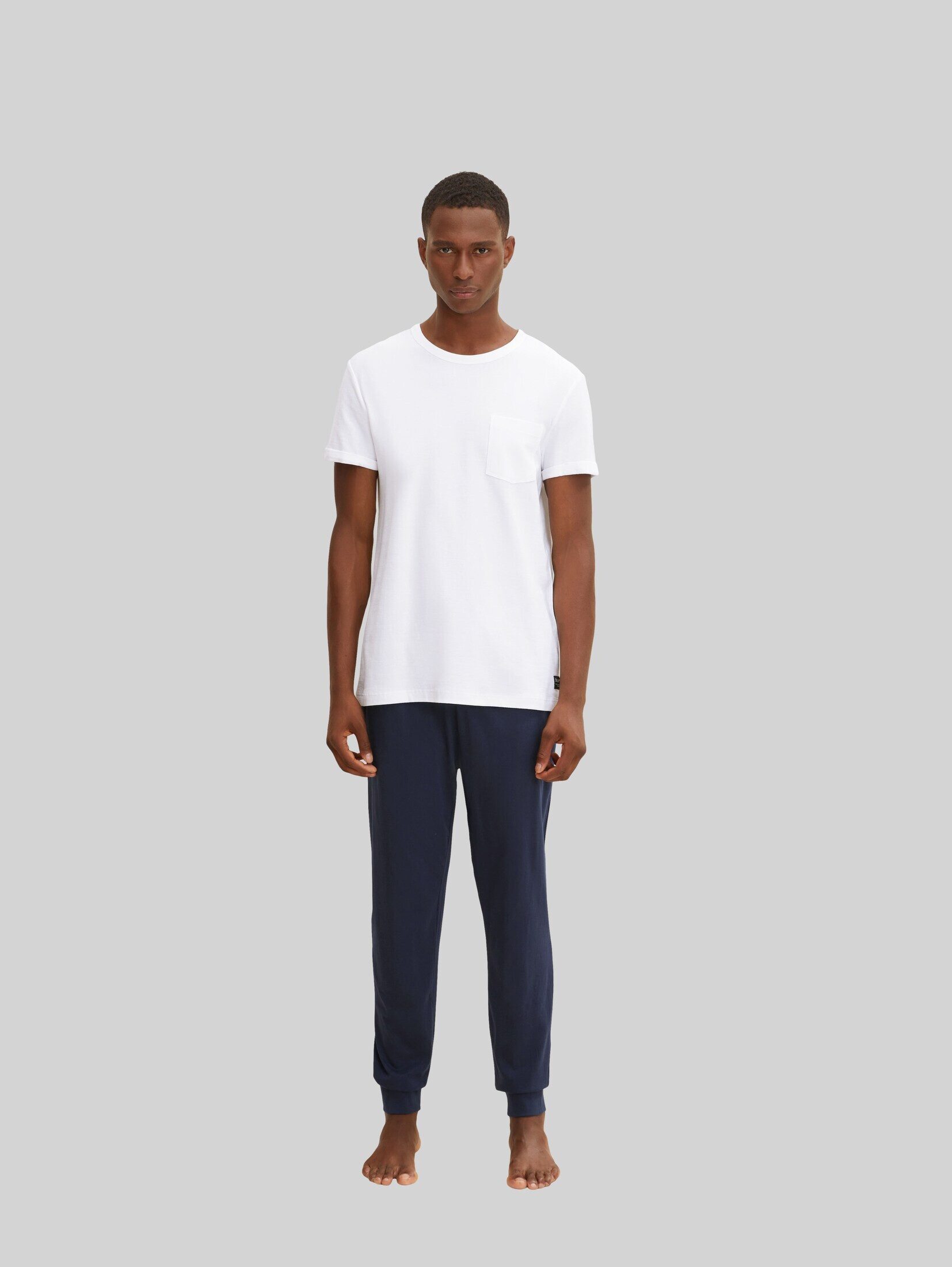 TOM TAILOR Pyjamahose Unterwäsche Pyjama-Hose aus Baumwolle