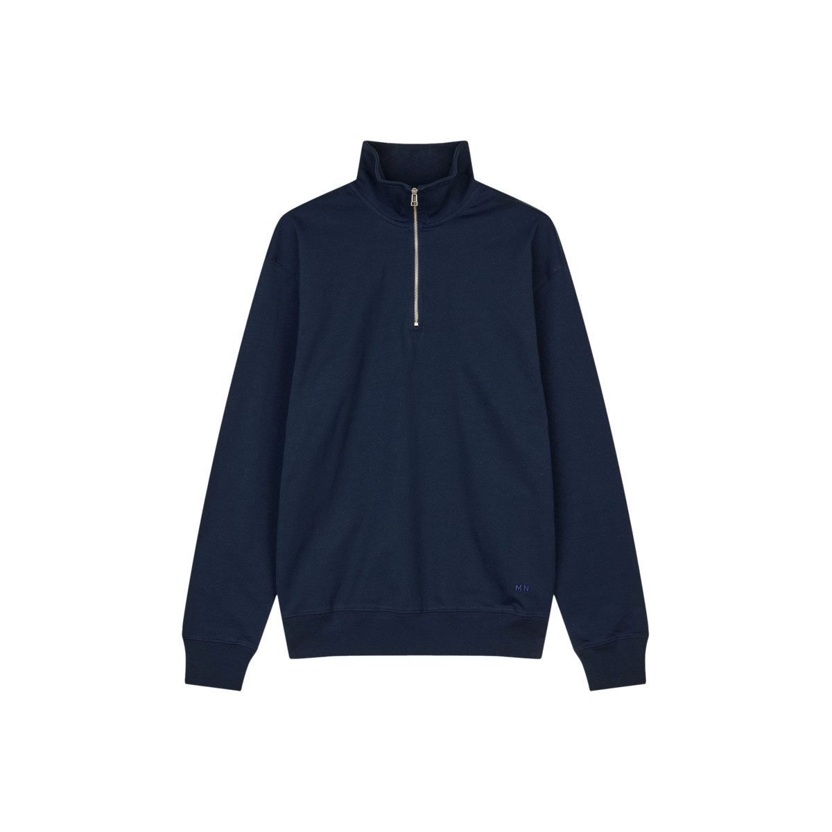 MADS NORGAARD COPENHAGEN Sweatshirt Light Terry Hans Half zip Herren Pullover, Shirt, Sweater, Langarmshirt, Dress