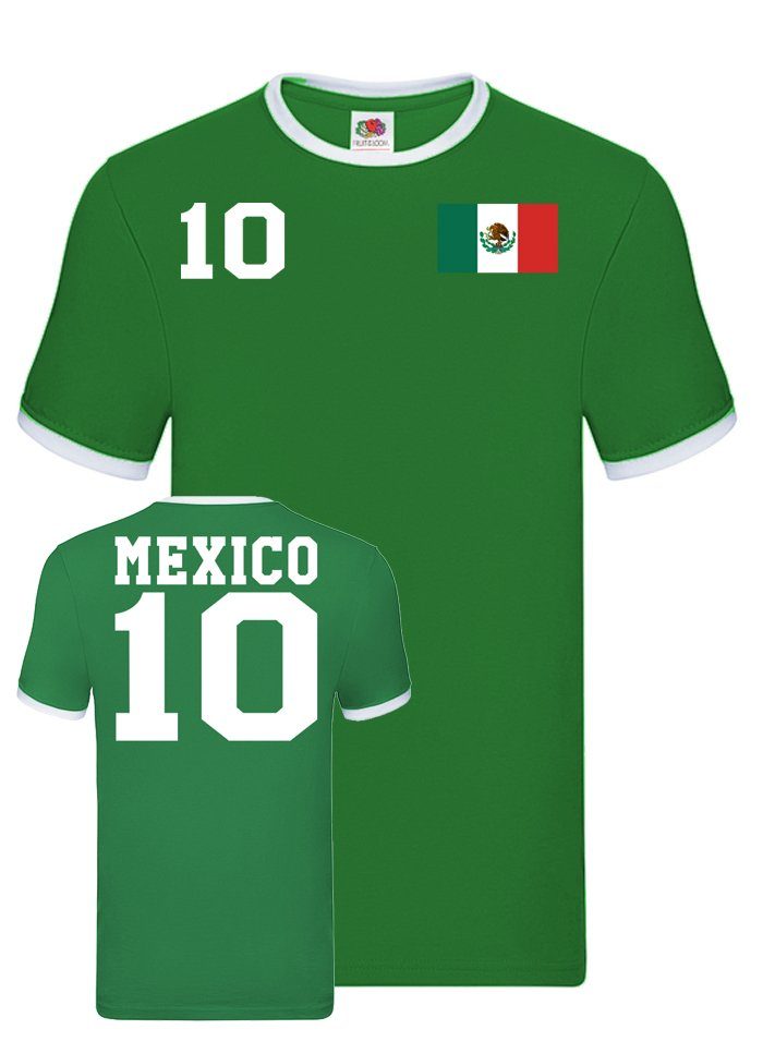 Blondie & Brownie T-Shirt Herren Mexiko Mexico Sport Trikot Fußball Meister WM Copa America