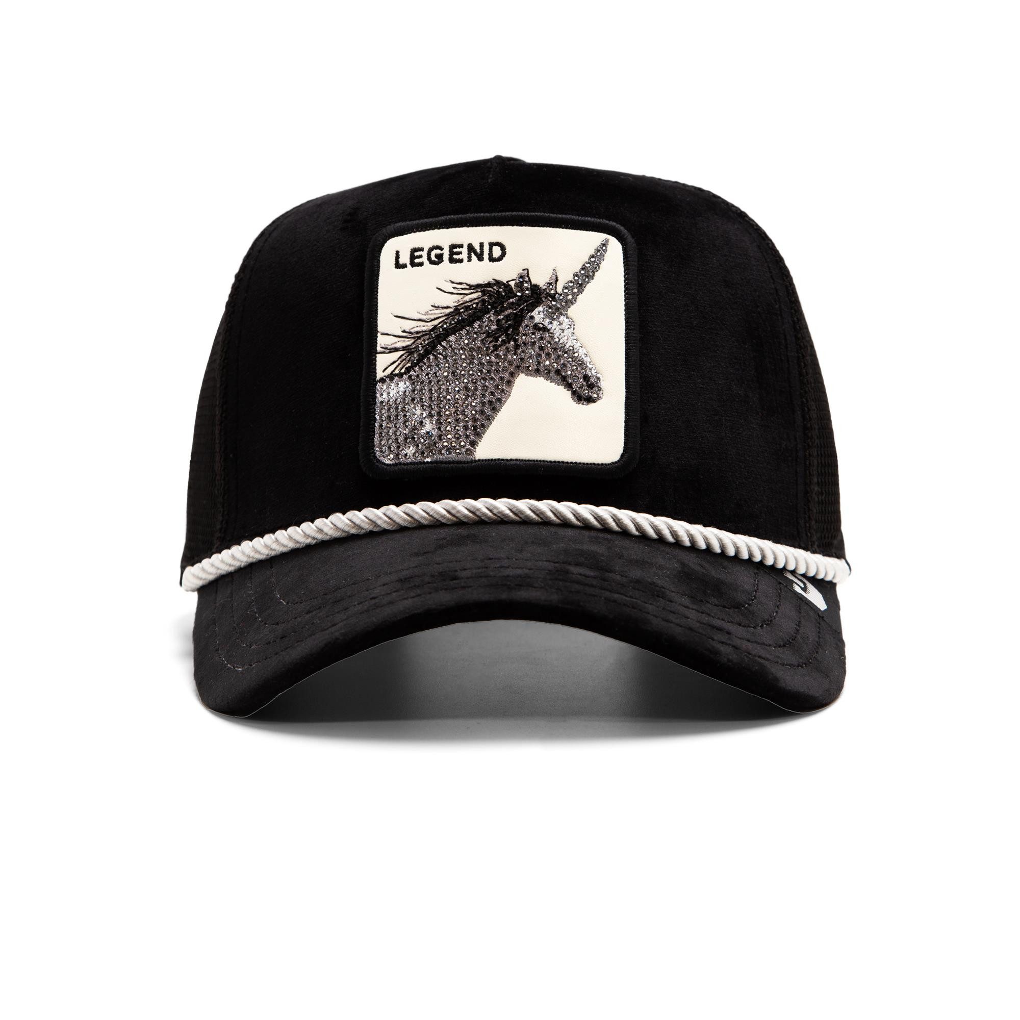 GOORIN Bros. Trucker Cap Goorin Bros. Onyx Legend - Jewel Tones Trucker Cap Black (Basecap, Meshcap, Trucker Kappe)