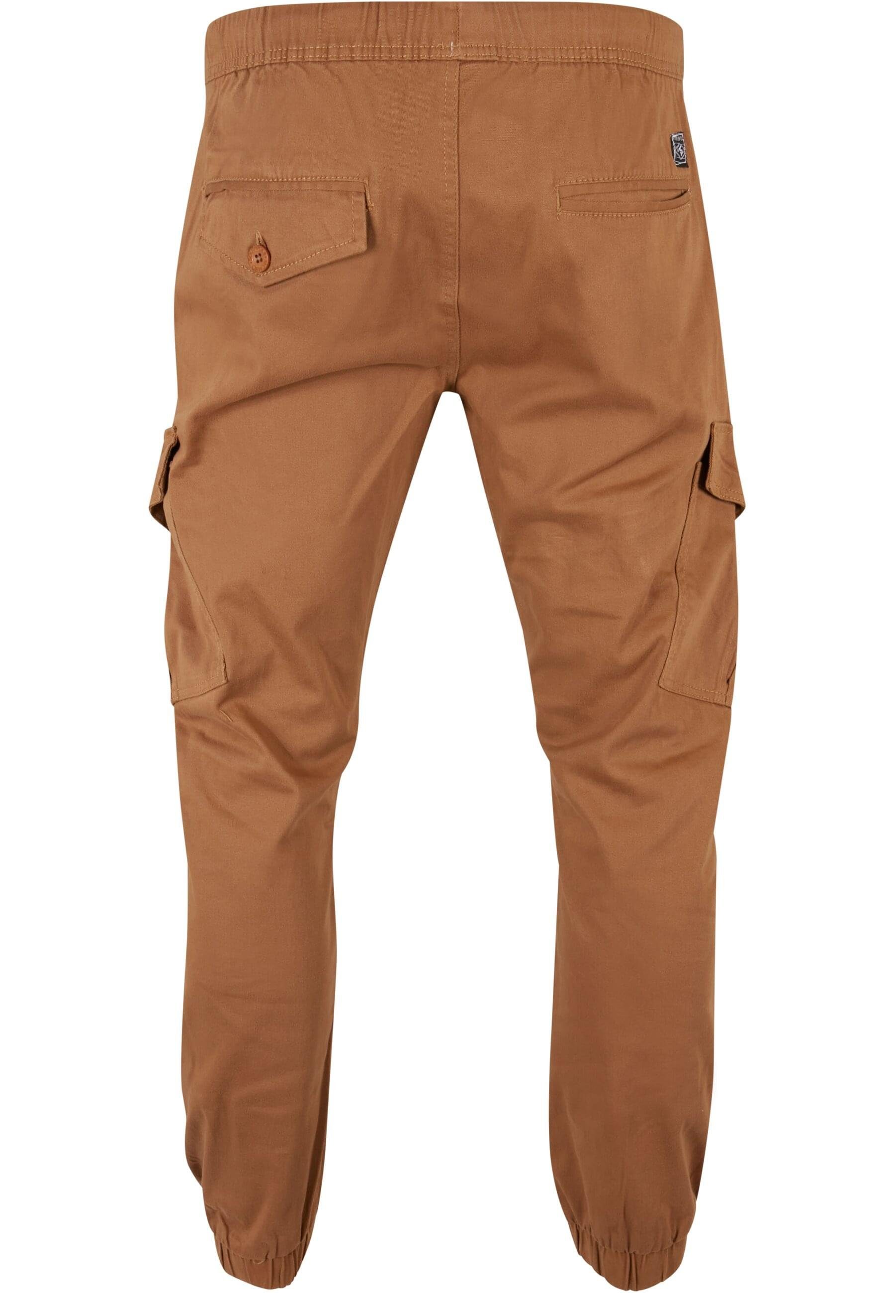 (1-tlg) Herren D-Ring Jogger W/ Cargo Zipper chestnut Kapuzensweatjacke Southpole &