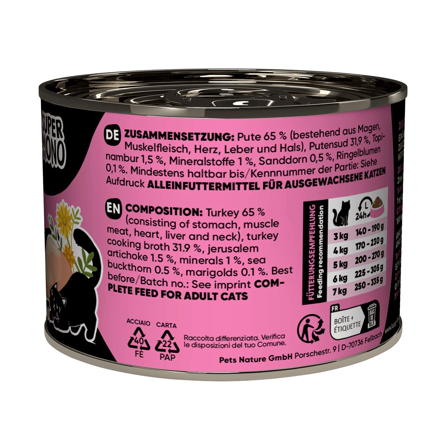 Lucky Lou SuperMono Pute, für: Katzen, Getreidefrei
