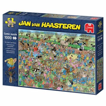 Jumbo Spiele Puzzle Jan van Haasteren Holländischer Markt 1000 Teile, 1000 Puzzleteile
