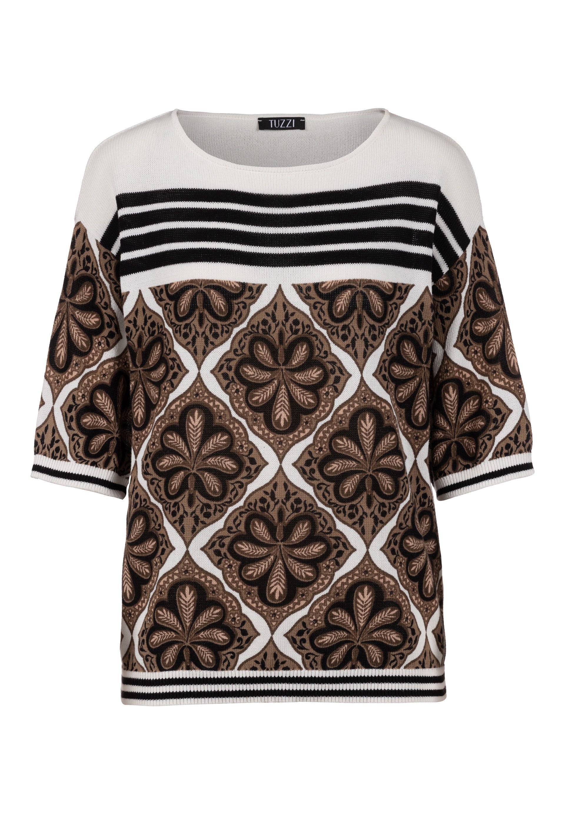 TUZZI Strickpullover mit Glanzstruktur günstig online kaufen