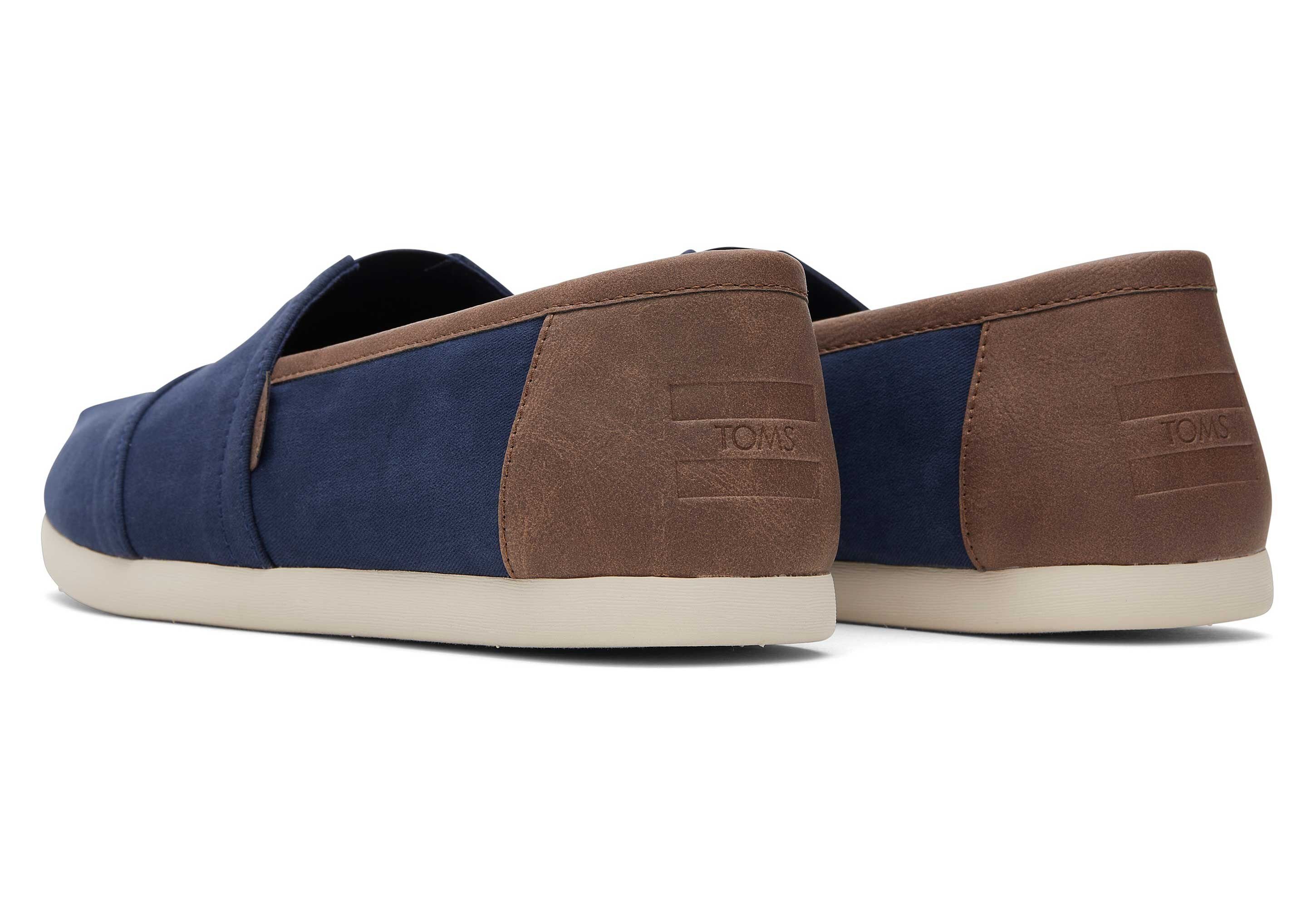TOMS Alpargata mit Besatz aus veganem Leder Grün Slipper