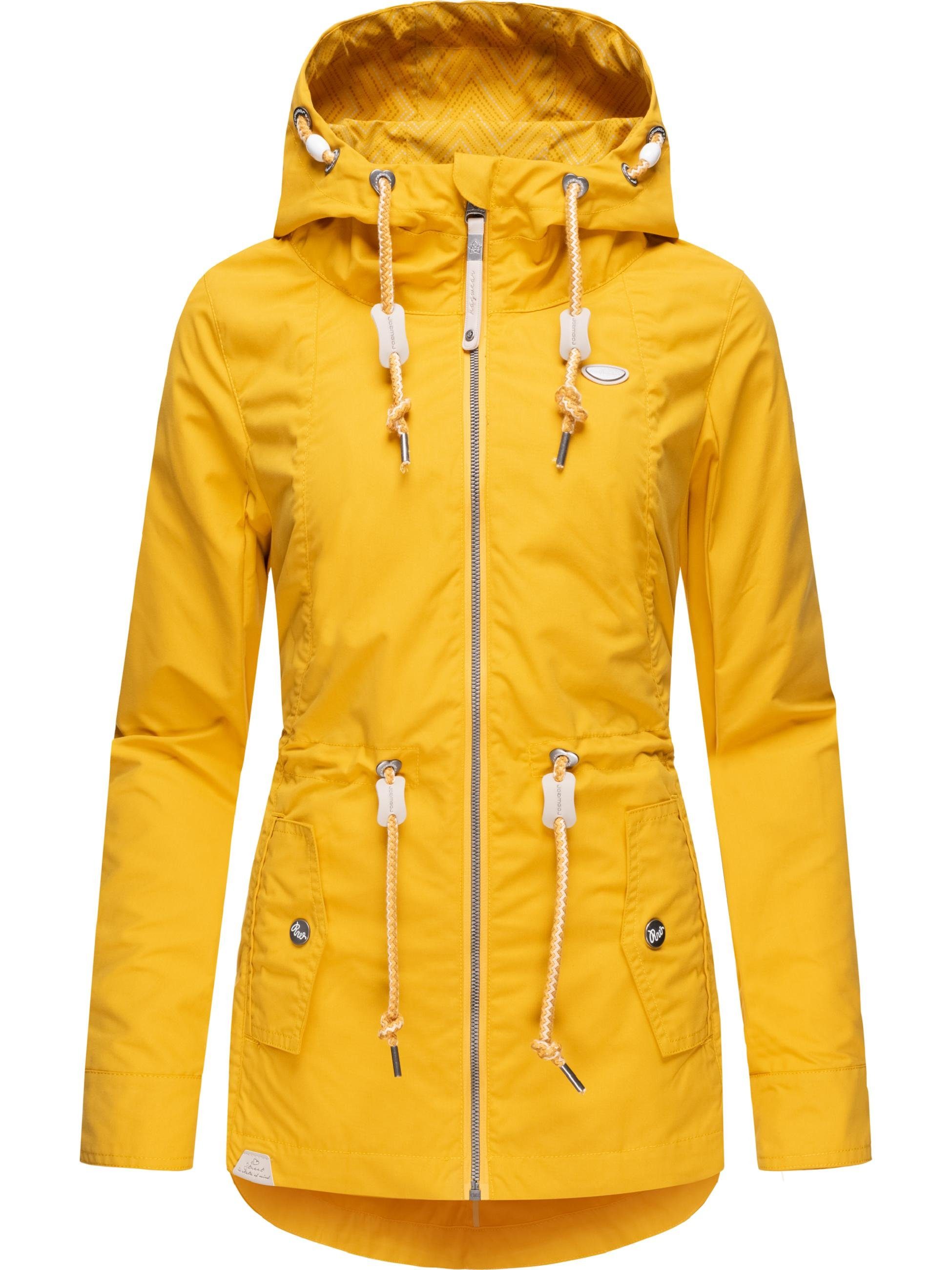 Ragwear Outdoorjacke Monadis Leichte Damen Übergangsjacke mit wasserdichtem Obermaterial