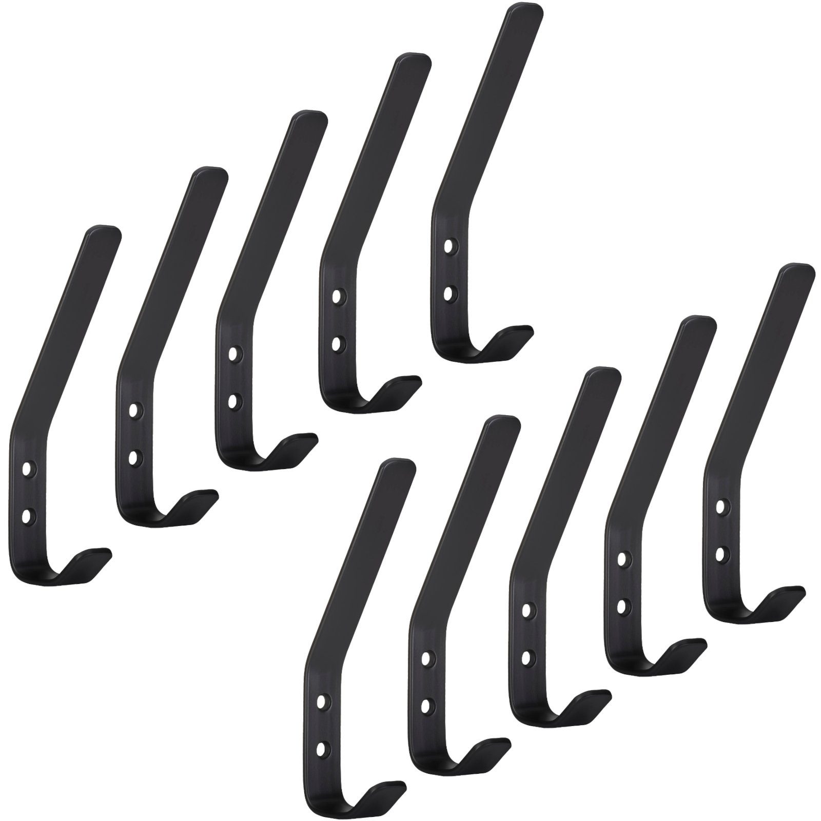 SO-TECH® Garderobenhaken ALBA echt Edelstahl schwarz günstig online kaufen