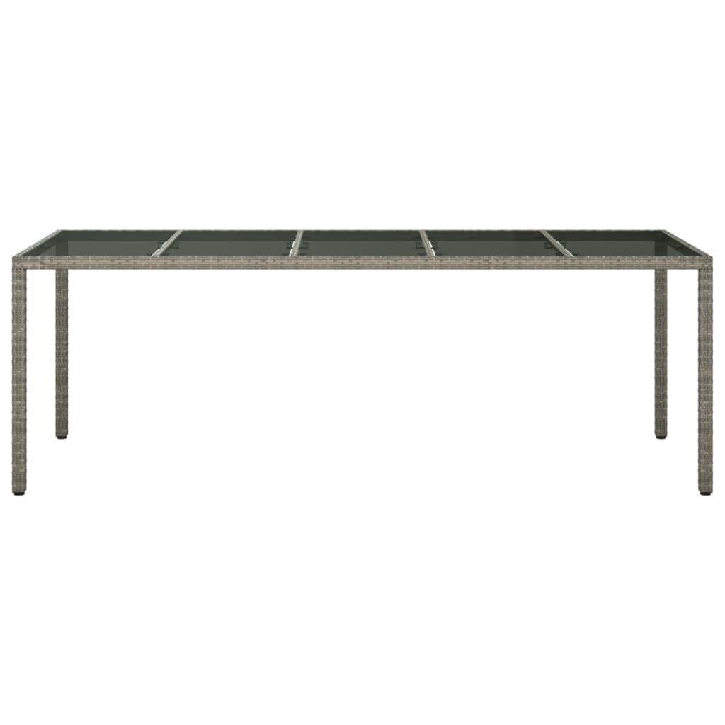 vidaXL Gartentisch Gartentisch Grau 250x100x75 cm günstig online kaufen