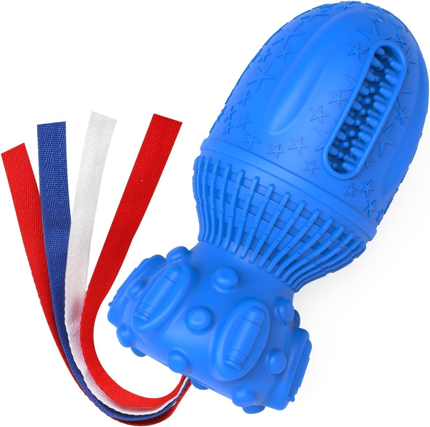 Petsation Kauspielzeug Hundespielzeug zum Werfen [PREMIUM] NATURKautschuk Kauknochen