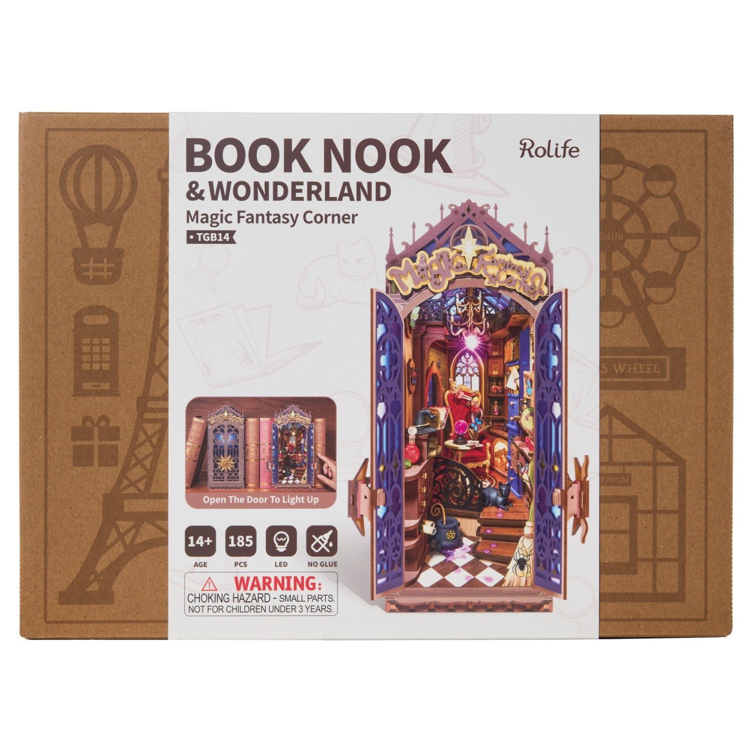 ROLIFE 3D-Puzzle Book Nook "Magic Fantasy Corner", Puzzleteile