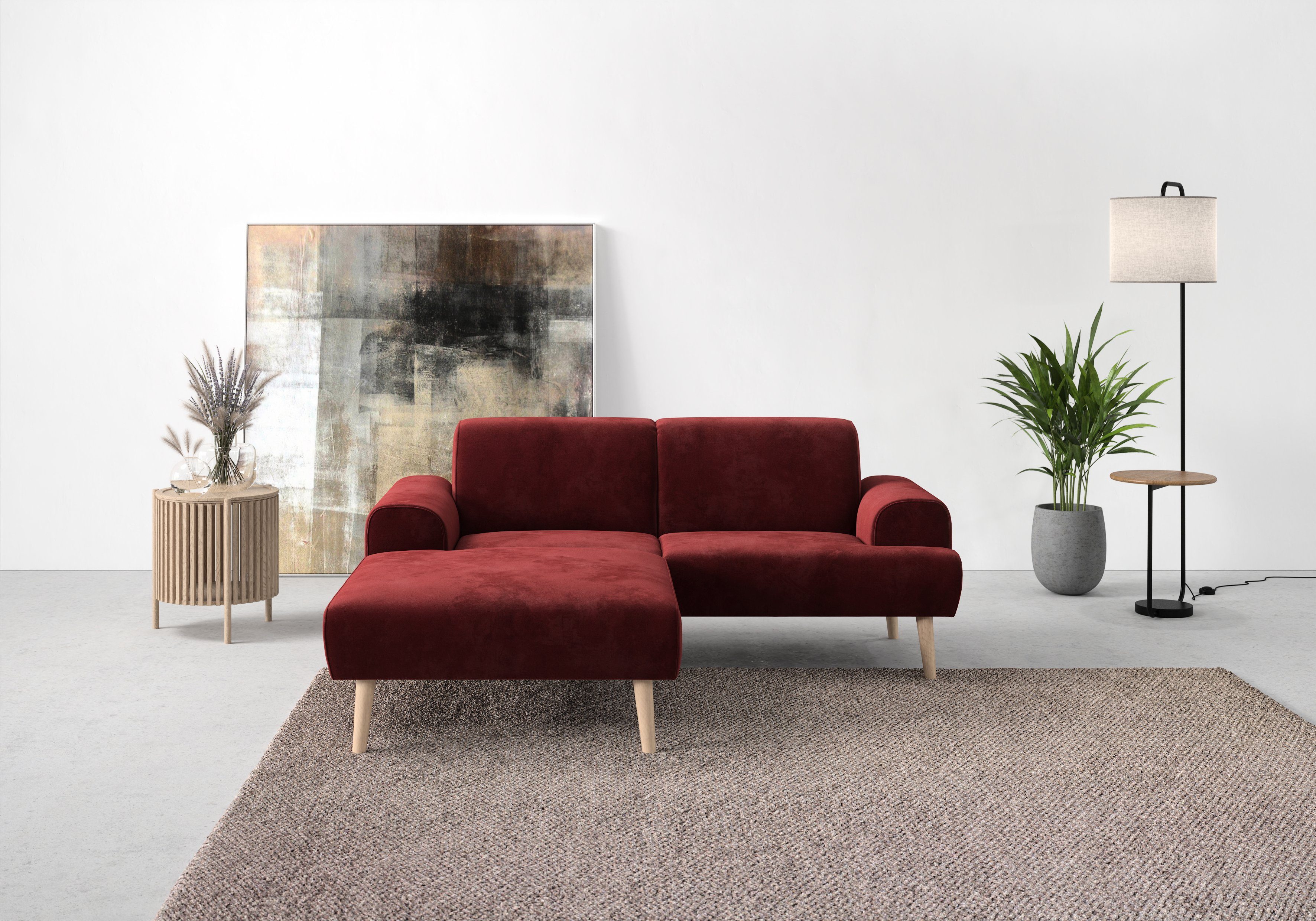 Ecksofa Swift Scandic Design, komfortabler Federkern, Breite 192cm, L-Form
