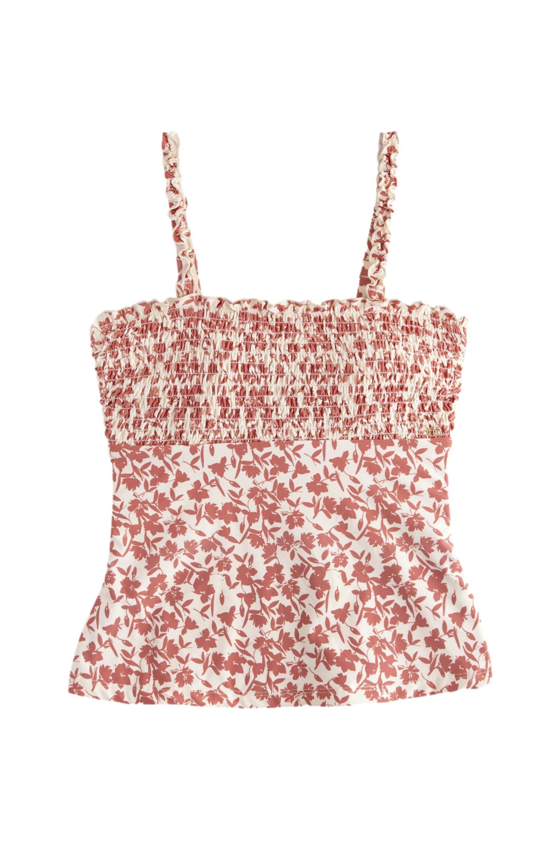 Next Tankini-Top Bauchformender Bandeau-Tankini mit Raffdetails günstig online kaufen