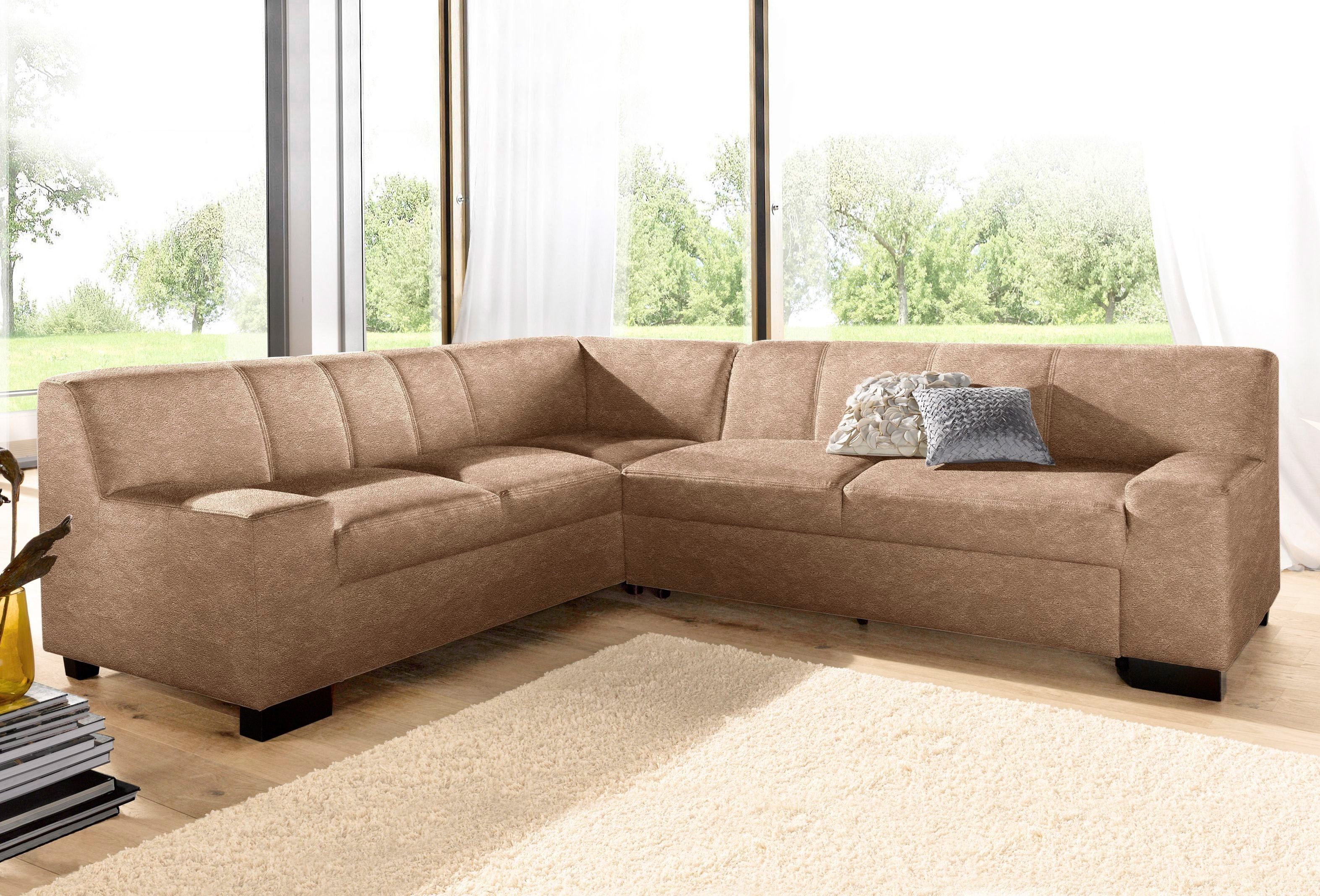 DOMO collection Ecksofa Norma, moderne Armlehnen, günstig online kaufen