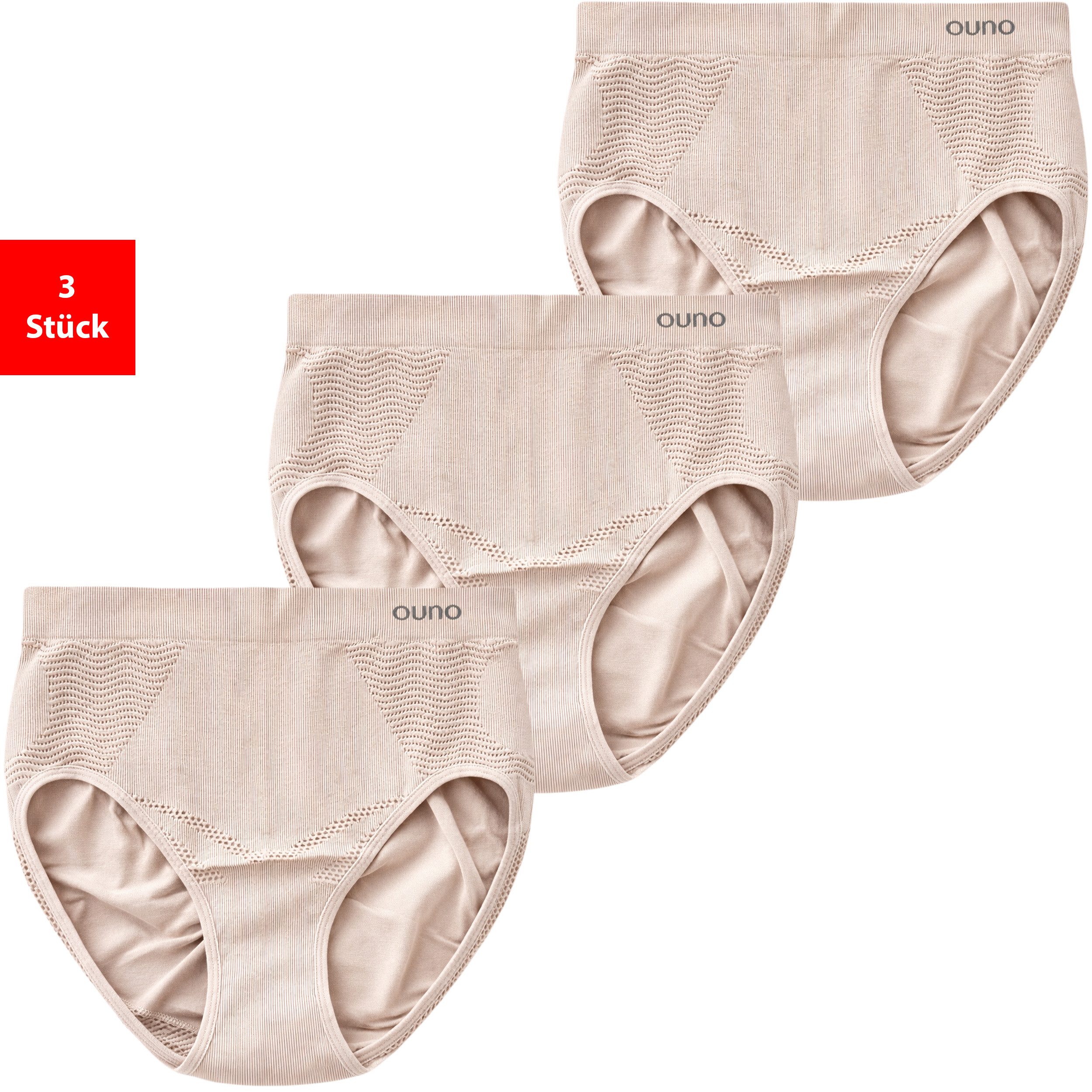 Fashionschmiede Shapingslip Shapewear Damen Unterwäsche 3er-6er Pack Shape Slips Bauchweg (Spar-Set, 3-St., 3er-Pack) Seamless, Figurformend, Multipack