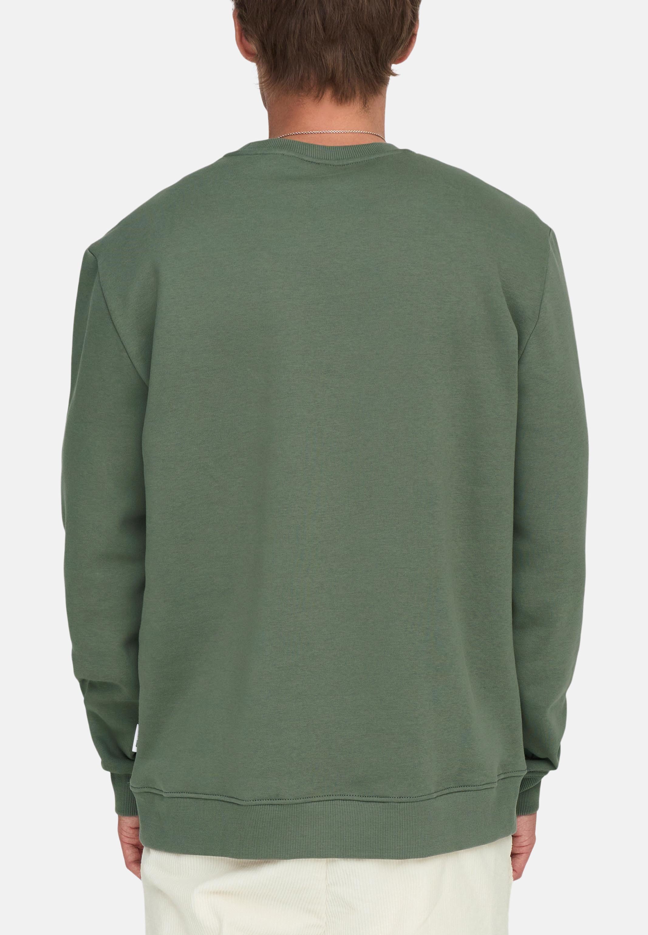 ONLY & SONS Rundhalspullover Connor (1-tlg) Sweatshirt - Baumwolle - Atmungsaktiv - Weiche, gebürstete Innenseite